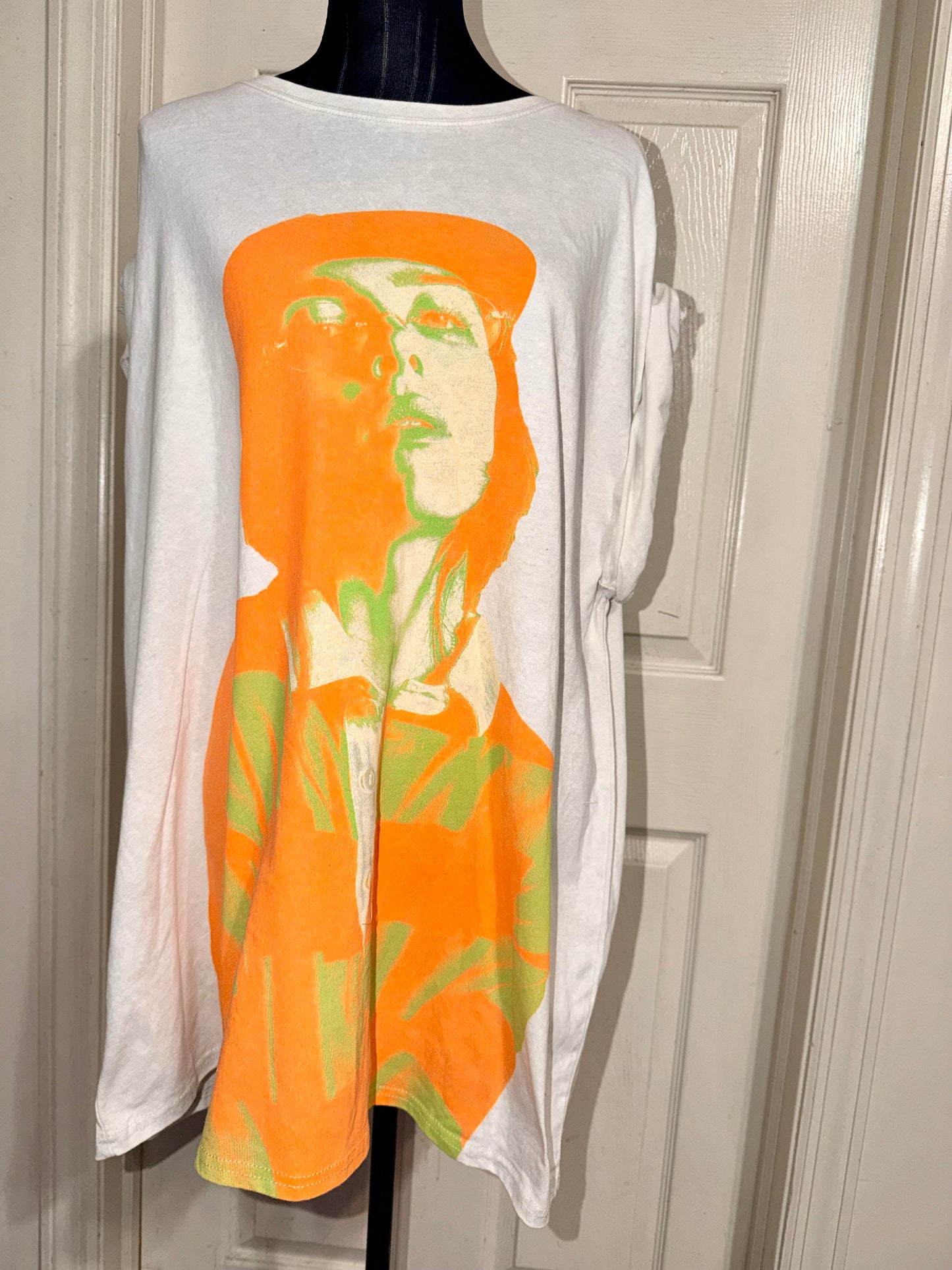 Billie Eilish Double Sided Oversized Distressed Tee