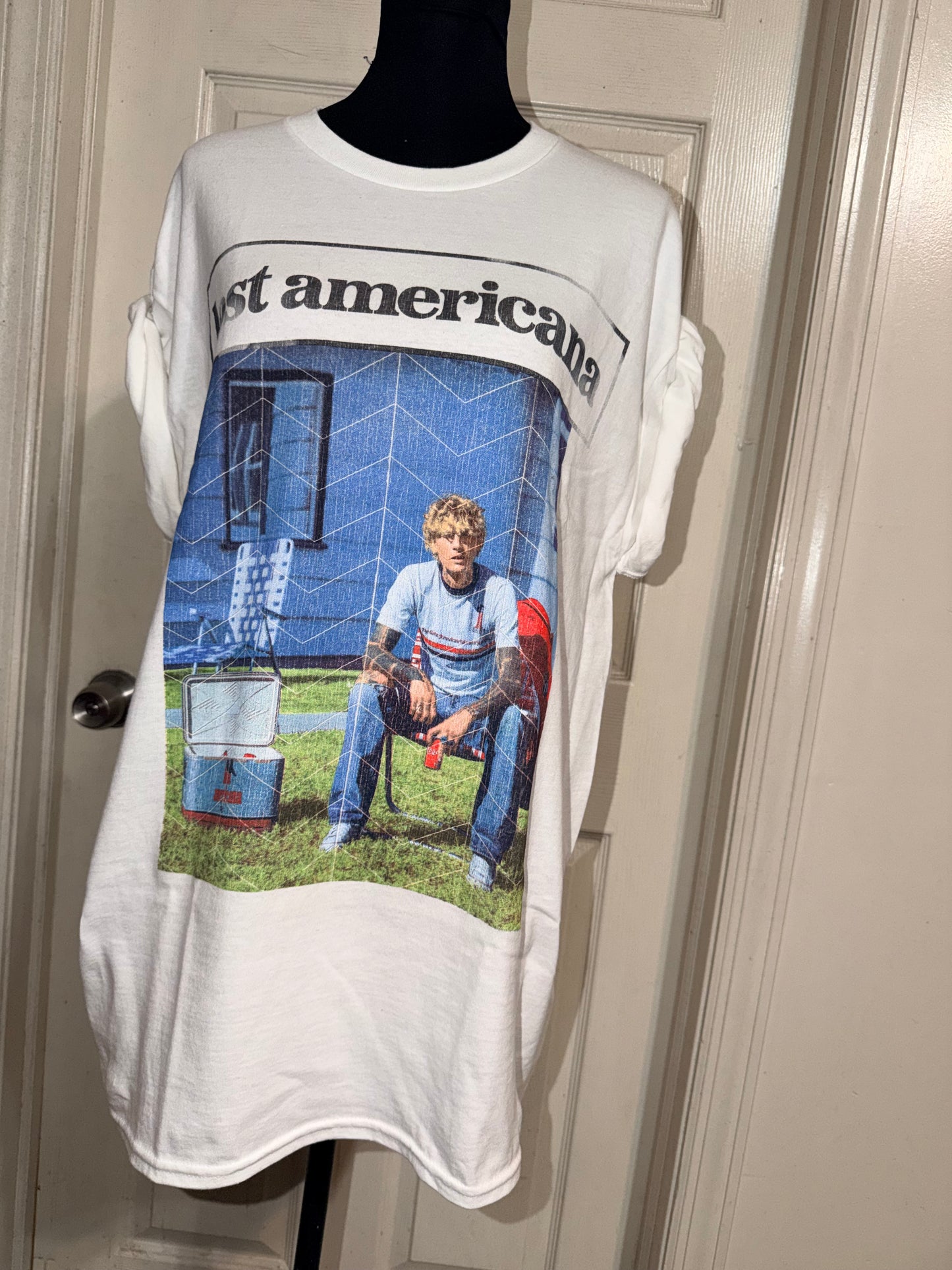 Machine Gun Kelly Oversized Distressed Tee