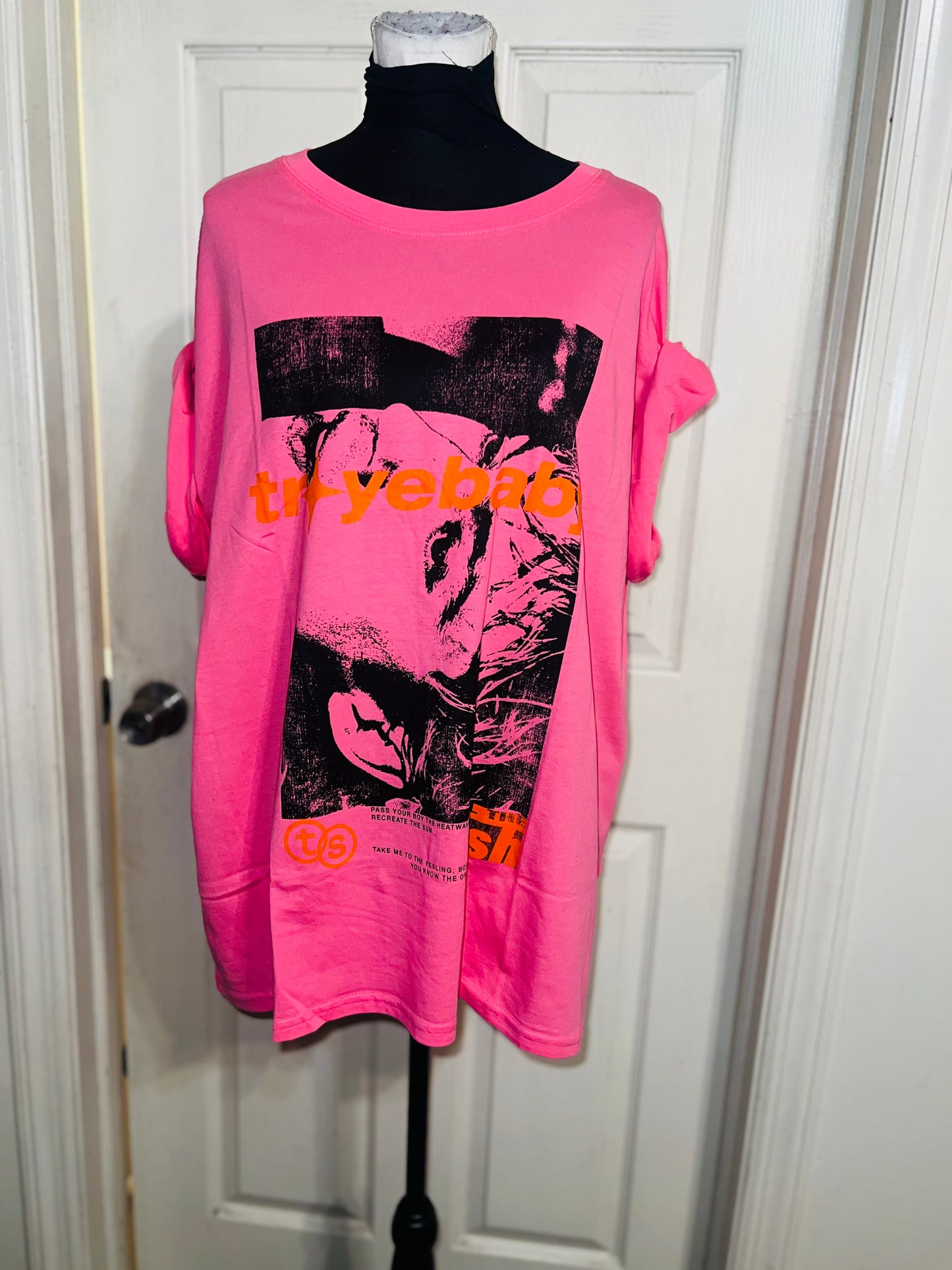 Troye Sivan Oversized Distressed Tee
