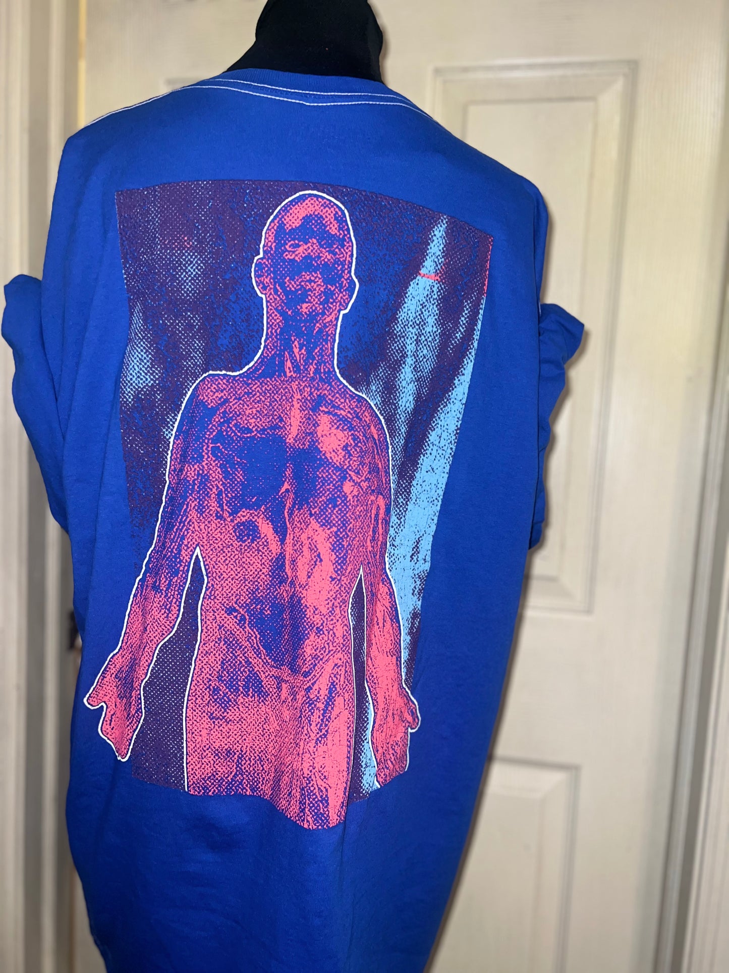 Nirvana Double Sided Oversized Distressed Tee