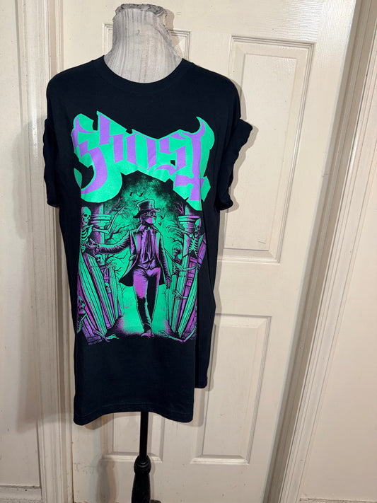 Ghost Oversized Distressed Tee