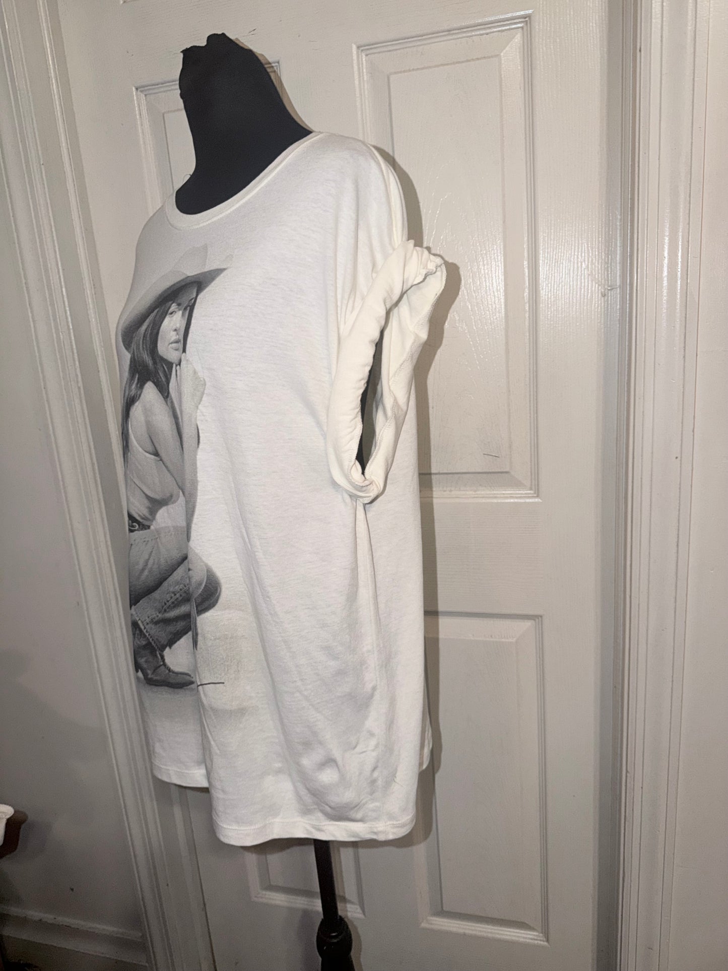 Kasey Musgraves Oversized Distressed Tee