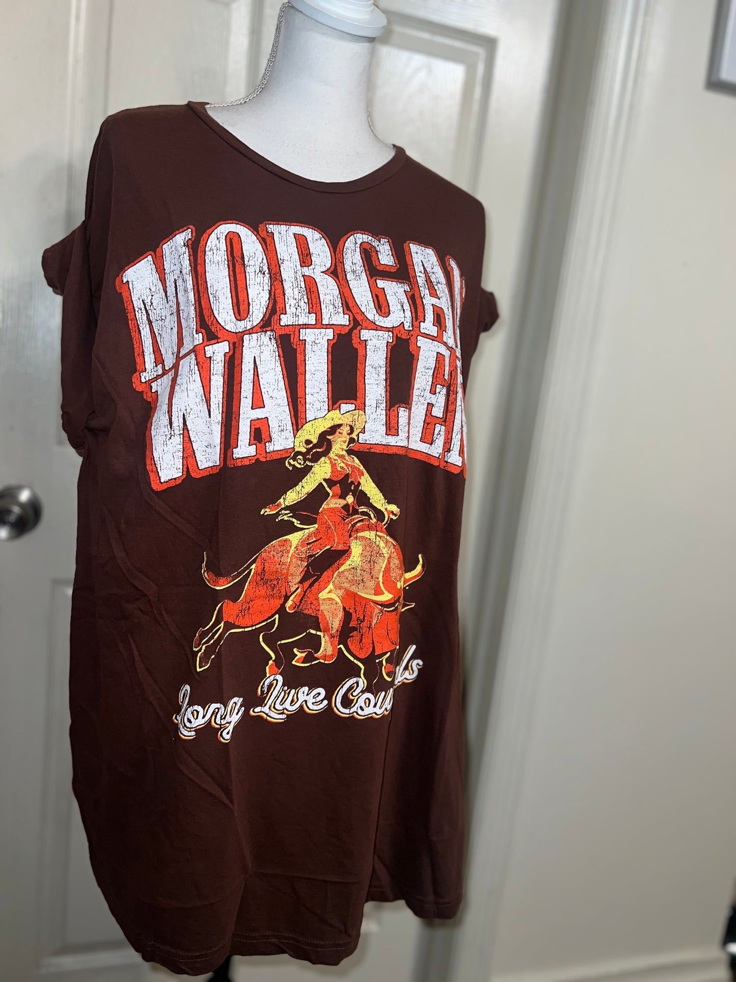 Morgan Wallen Oversized Distressed Tee