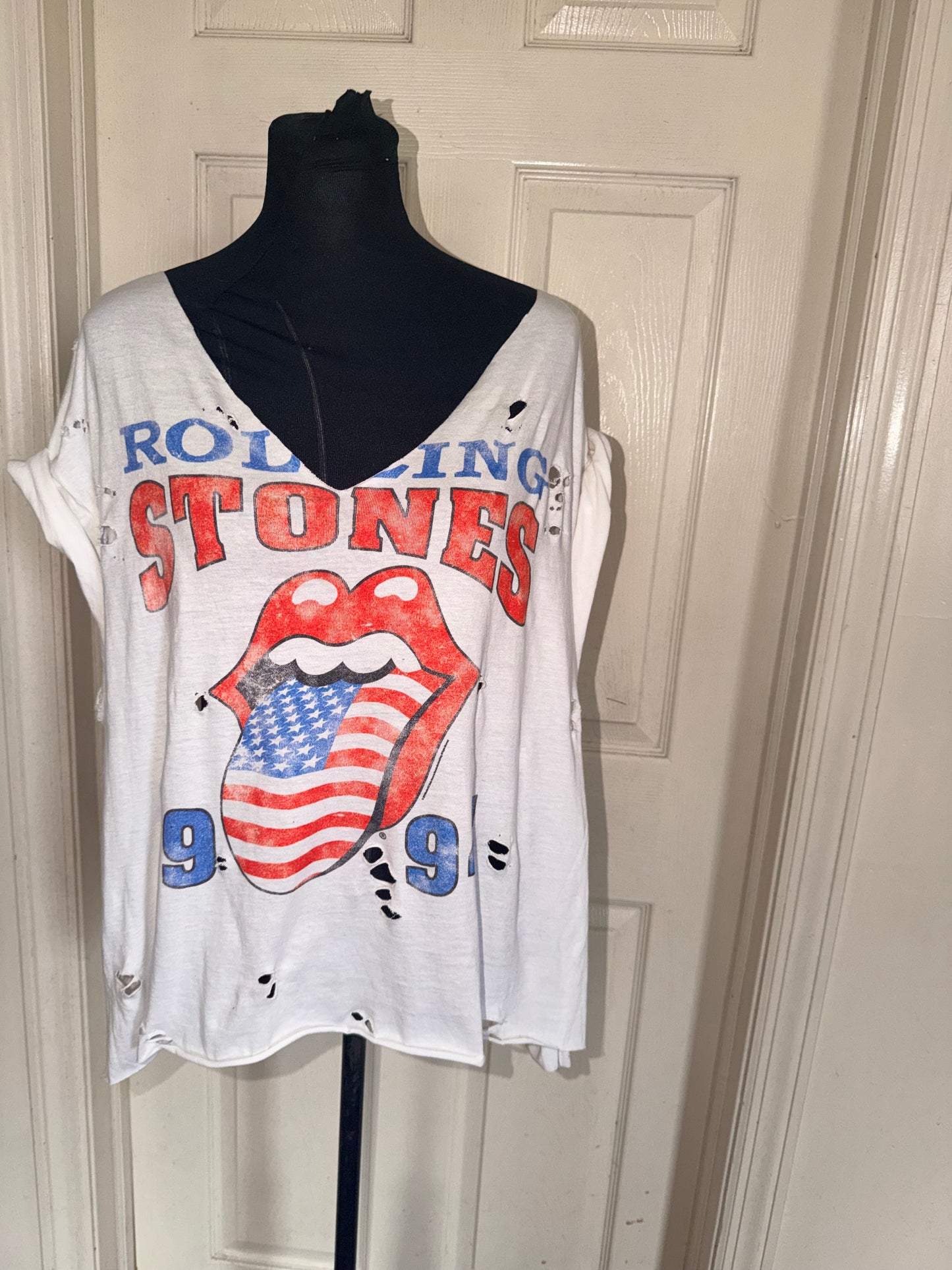 The Rolling Stones Open Back Bow Tee (as is)