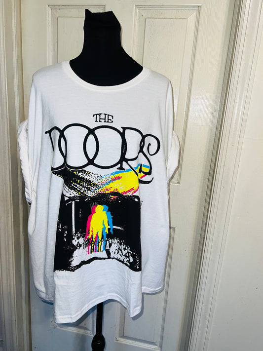 The Doors Double Sided Oversized Distressed Tee