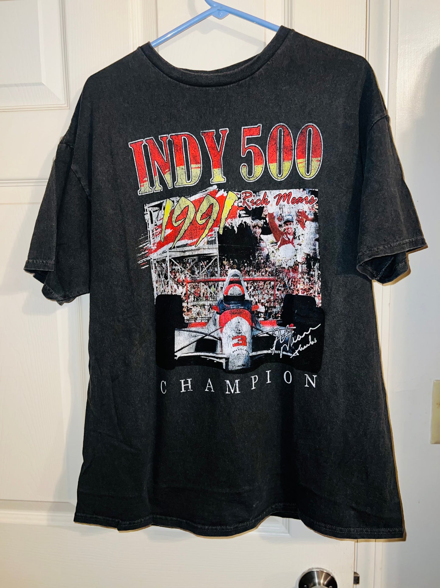 Indy 500 Oversized Distressed Tee