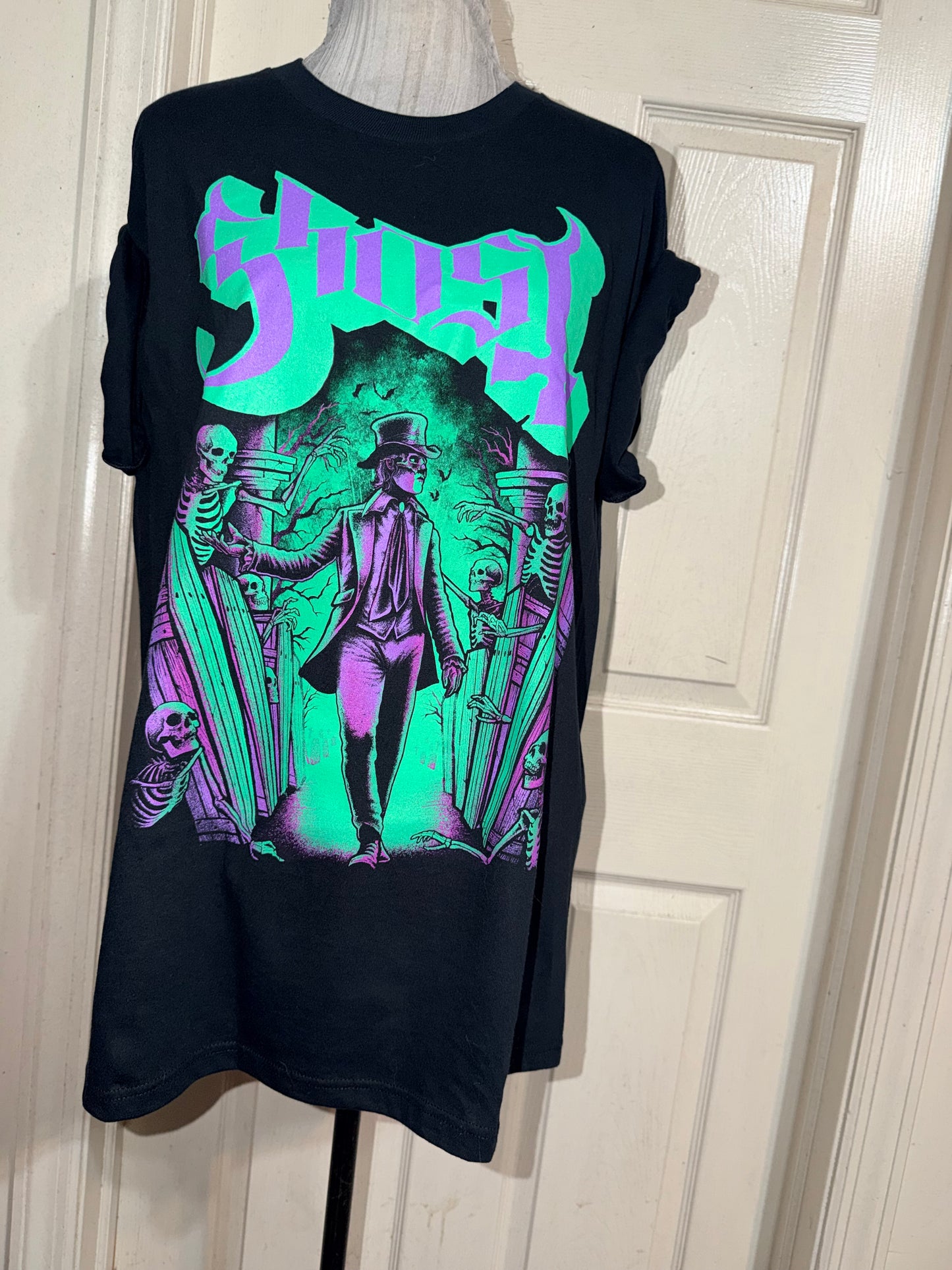 Ghost Oversized Distressed Tee