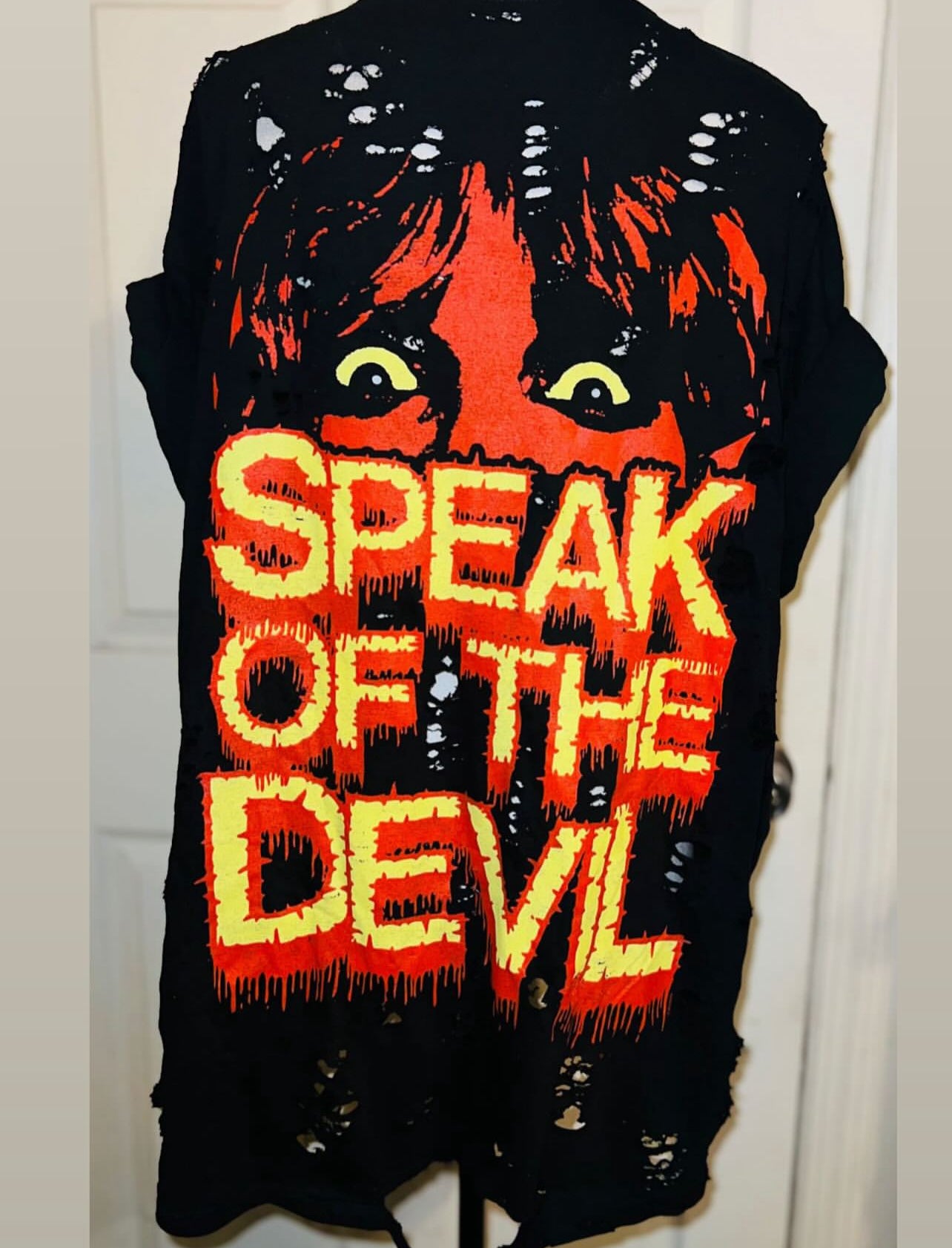 Ozzy Osbourne Double Sided Oversized Distressed Tee