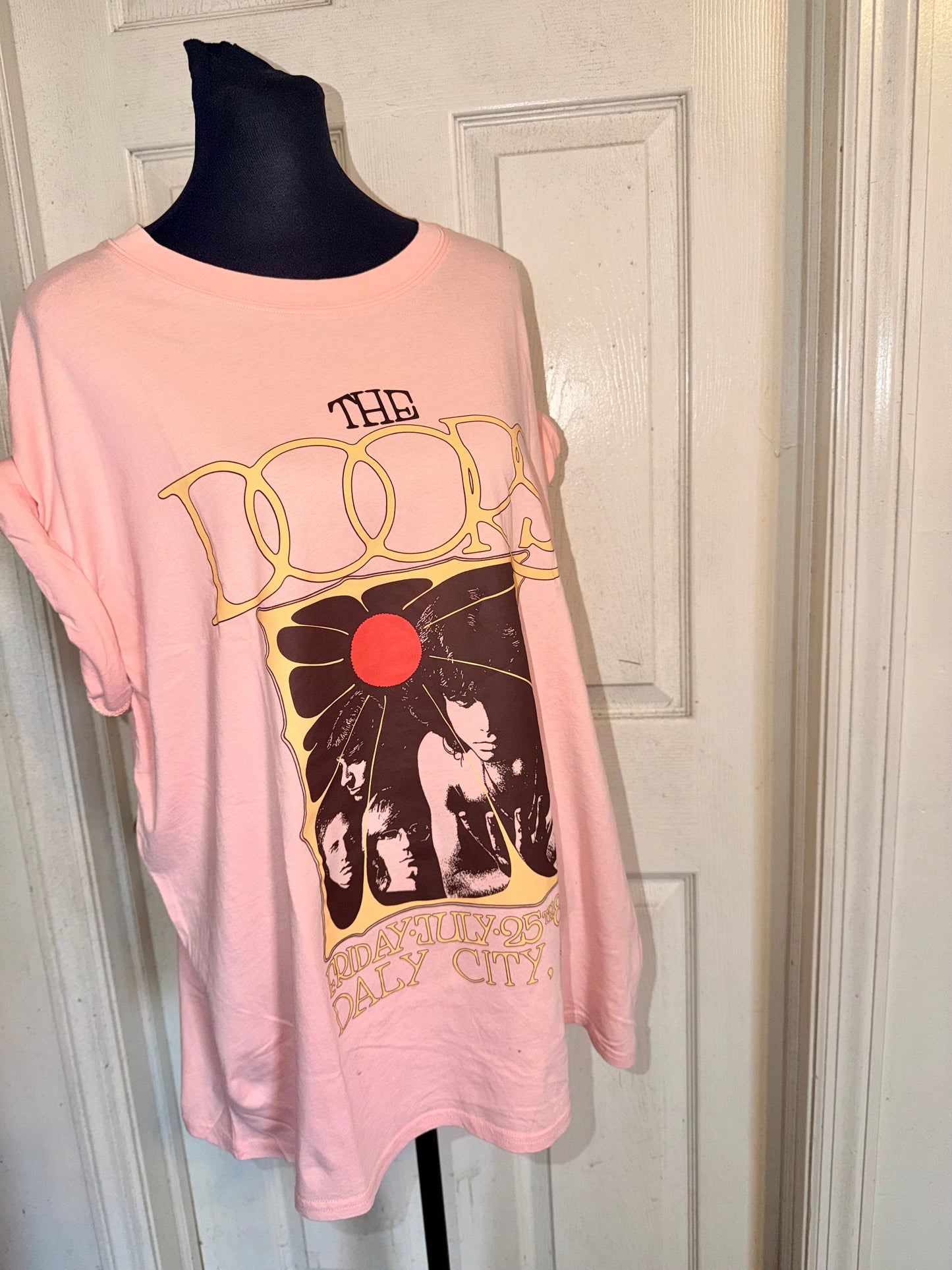 The Doors Oversized Distressed Tee