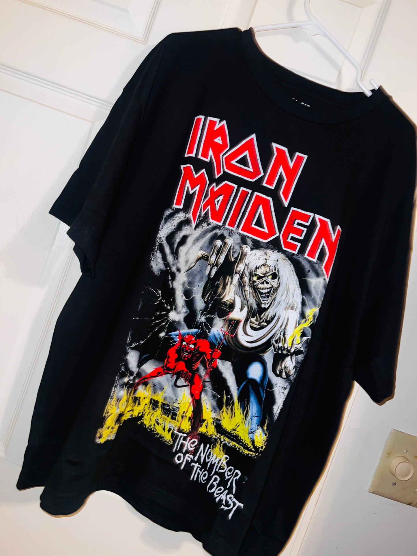 Iron Maiden Oversized Distressed Tee