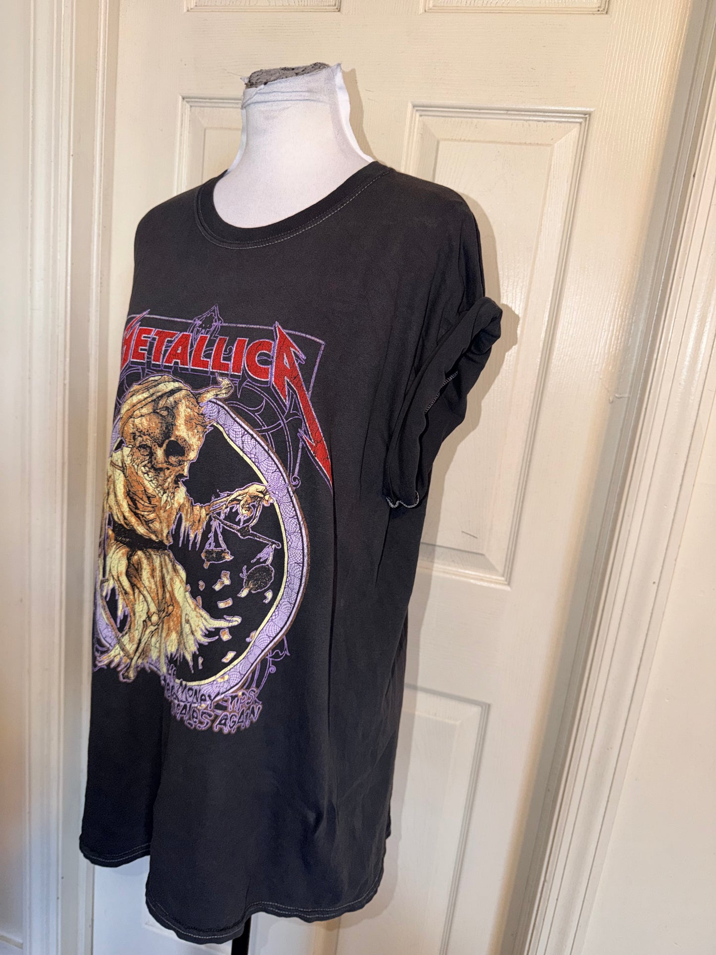 Metallica Oversized Distressed Tee