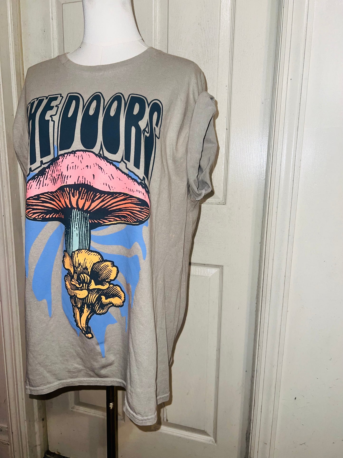 The Doors Double Sided Oversized Distressed Tee