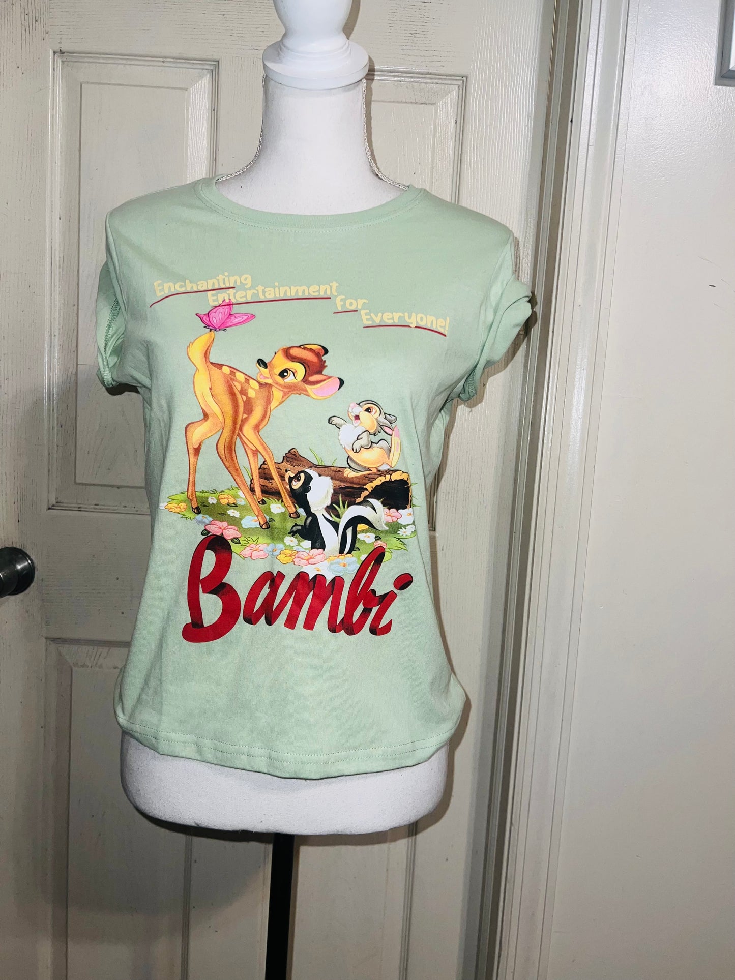 Bambi Distressed Baby Tee