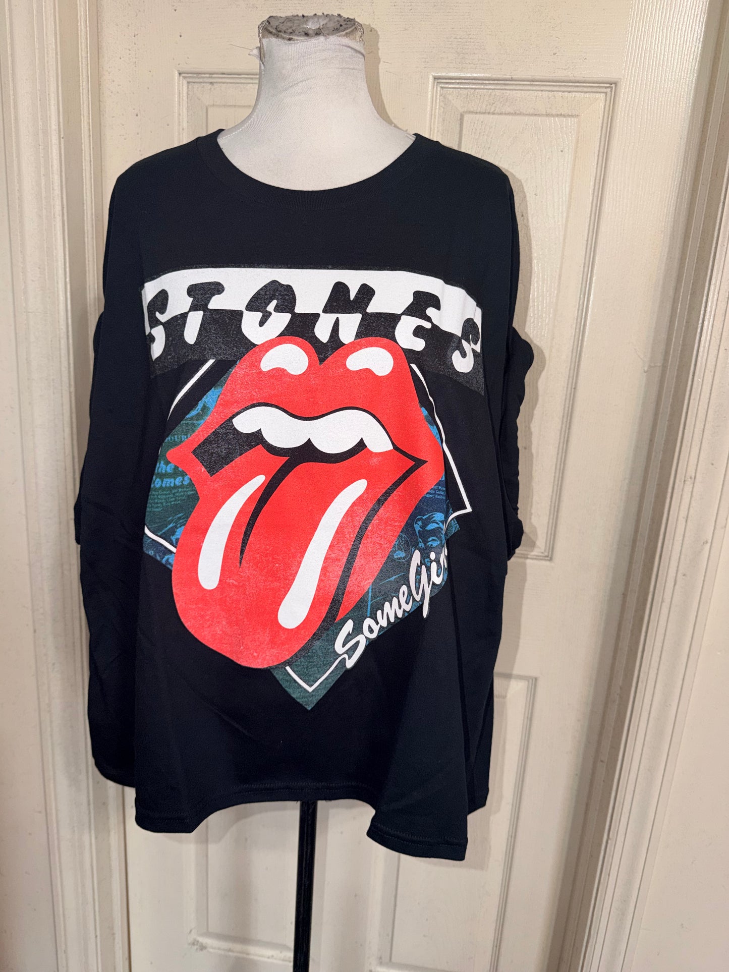 The Rolling Stones Oversized Distressed Tee