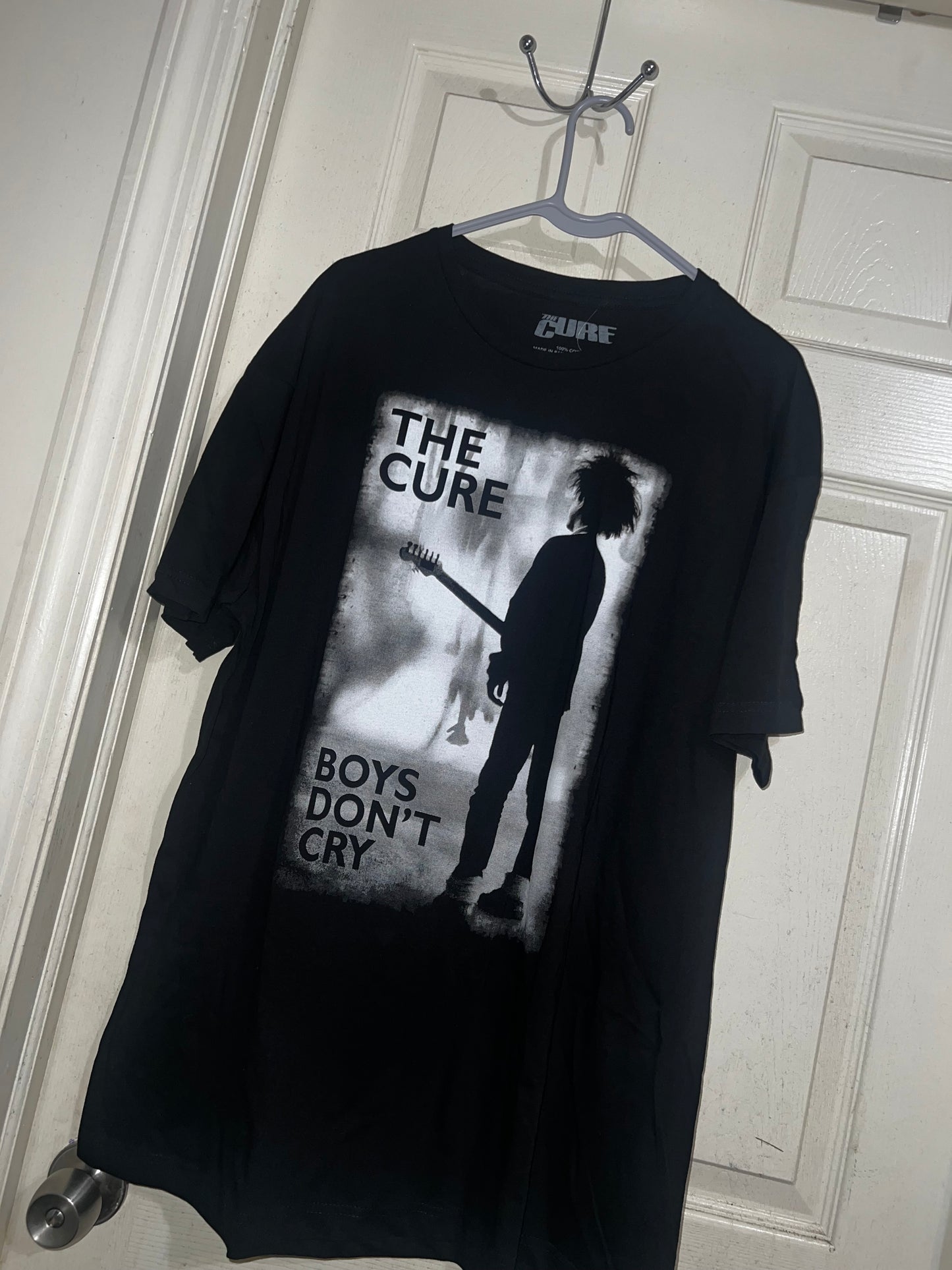 The Cure Boys Don’t Cry Oversized Distressed Tee