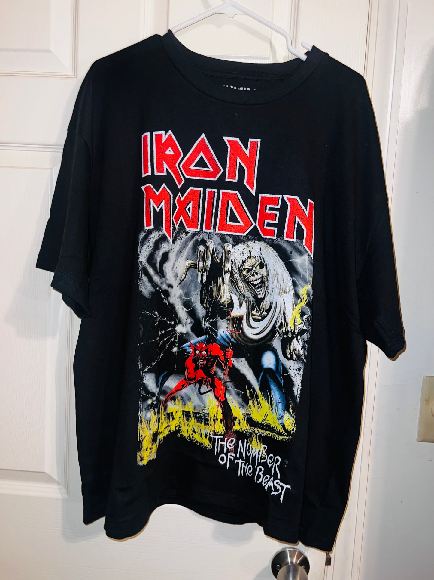 Iron Maiden Oversized Distressed Tee