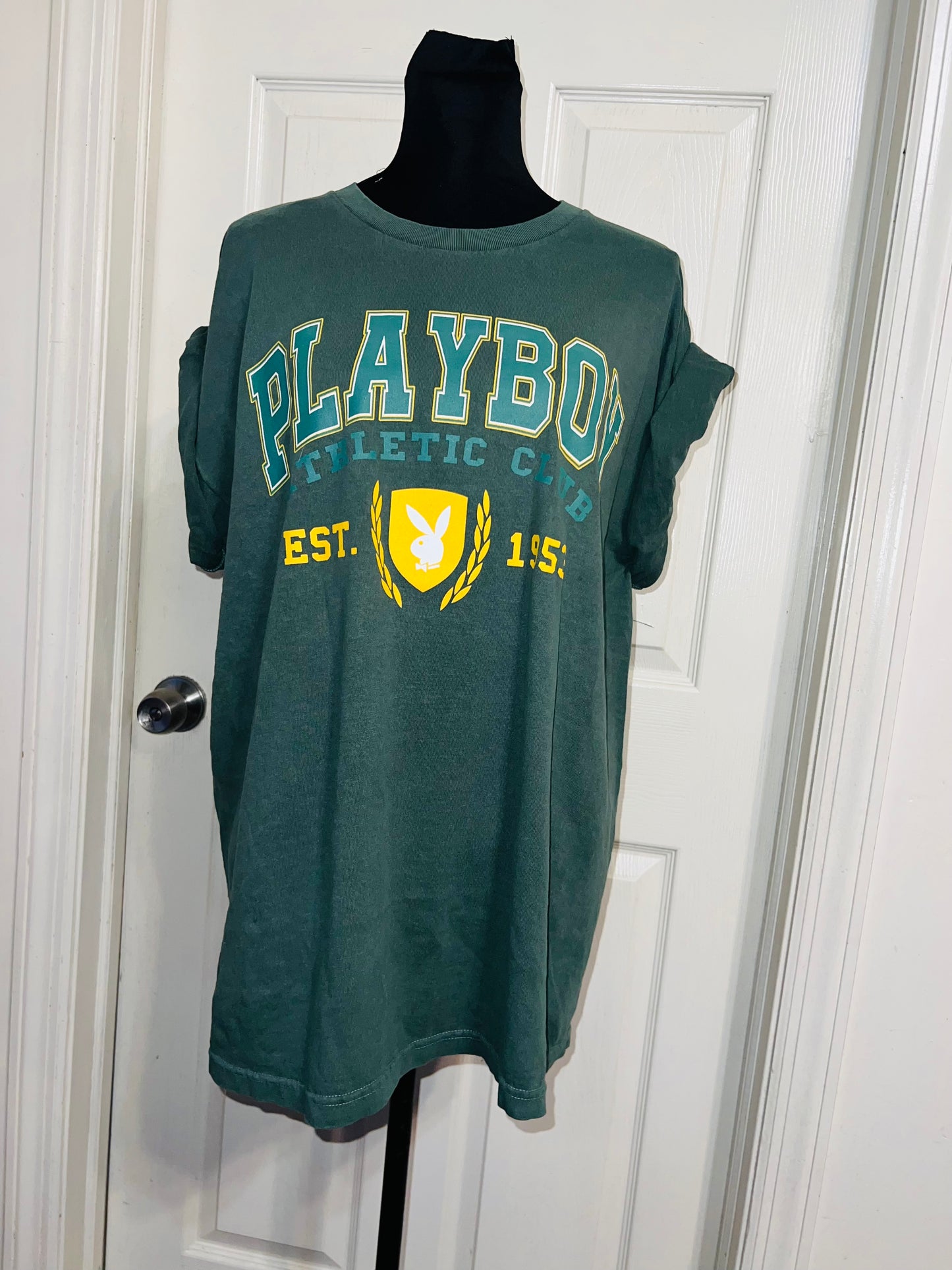 Playboy Oversized Distressed Tee