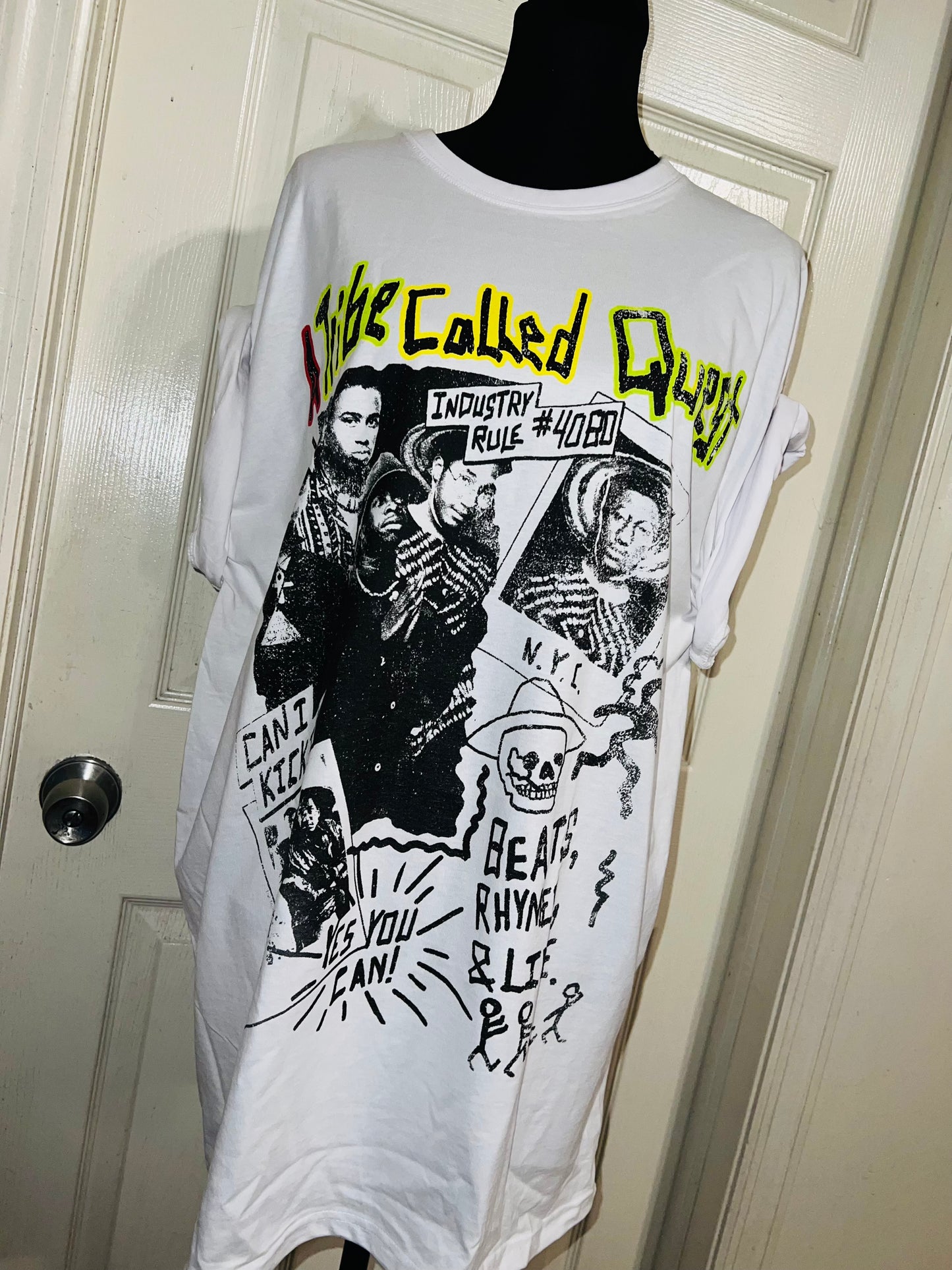 A Tribe Called Quest Oversized Distressed Tee