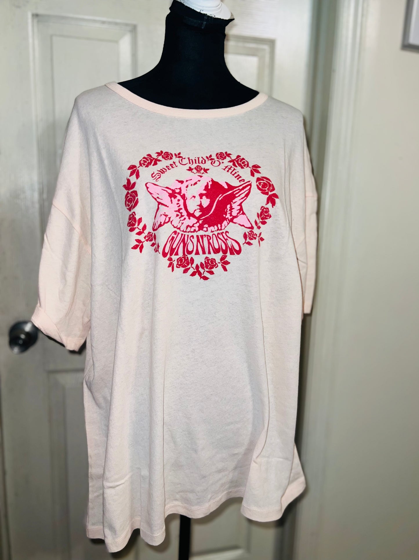 Guns n Roses Oversized Distressed Tee