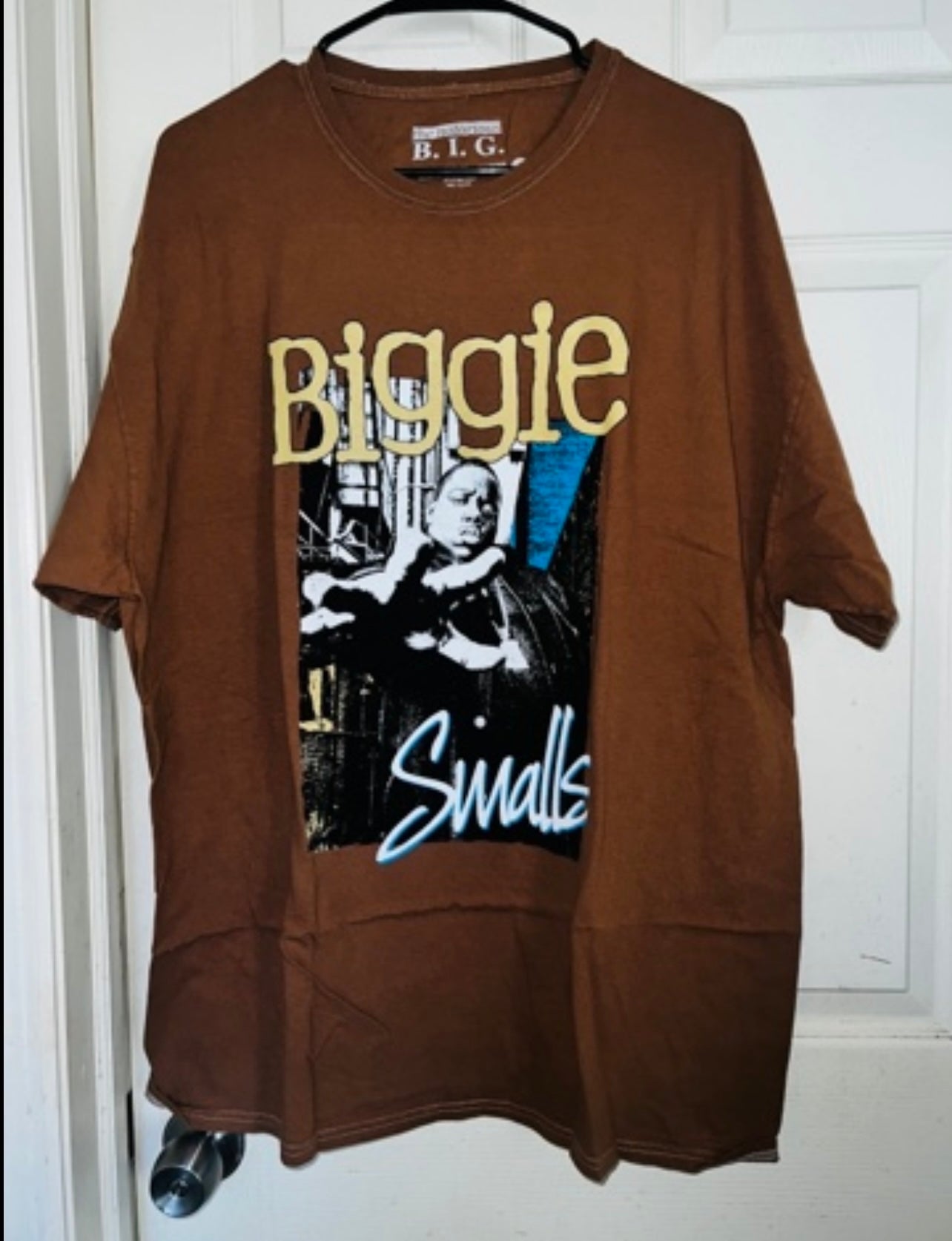 Biggie Smalls Oversized Distressed T-Shirt