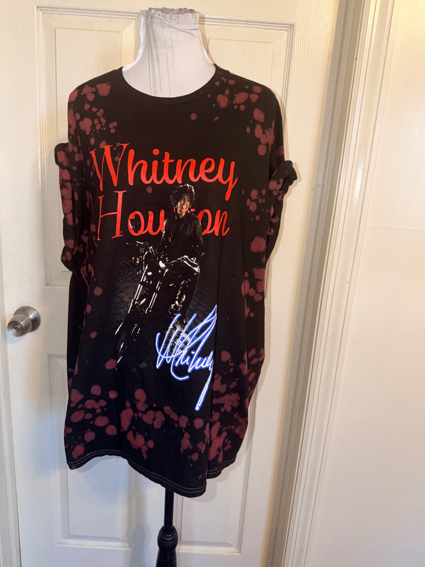 Whitney Houston Distressed Tee