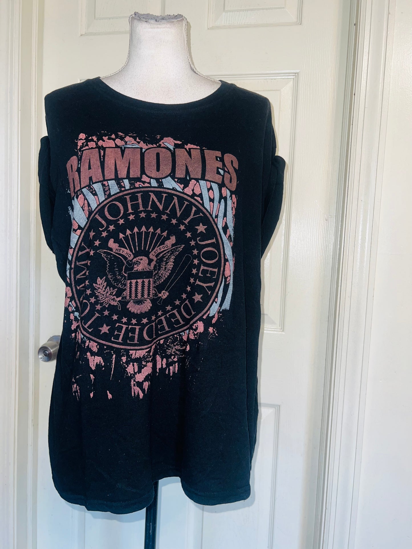 Ramones Oversized Distressed Tee