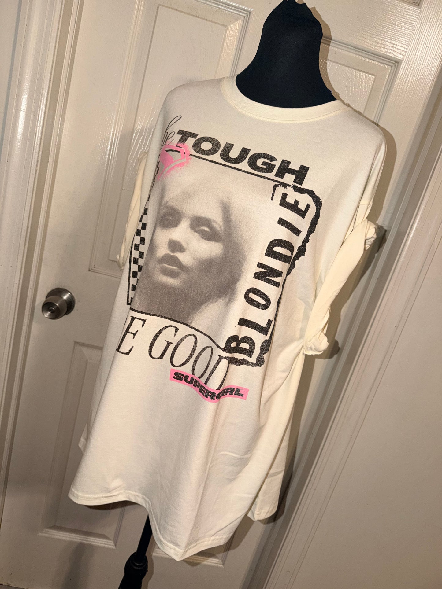 Blondie Oversized Distressed Tee