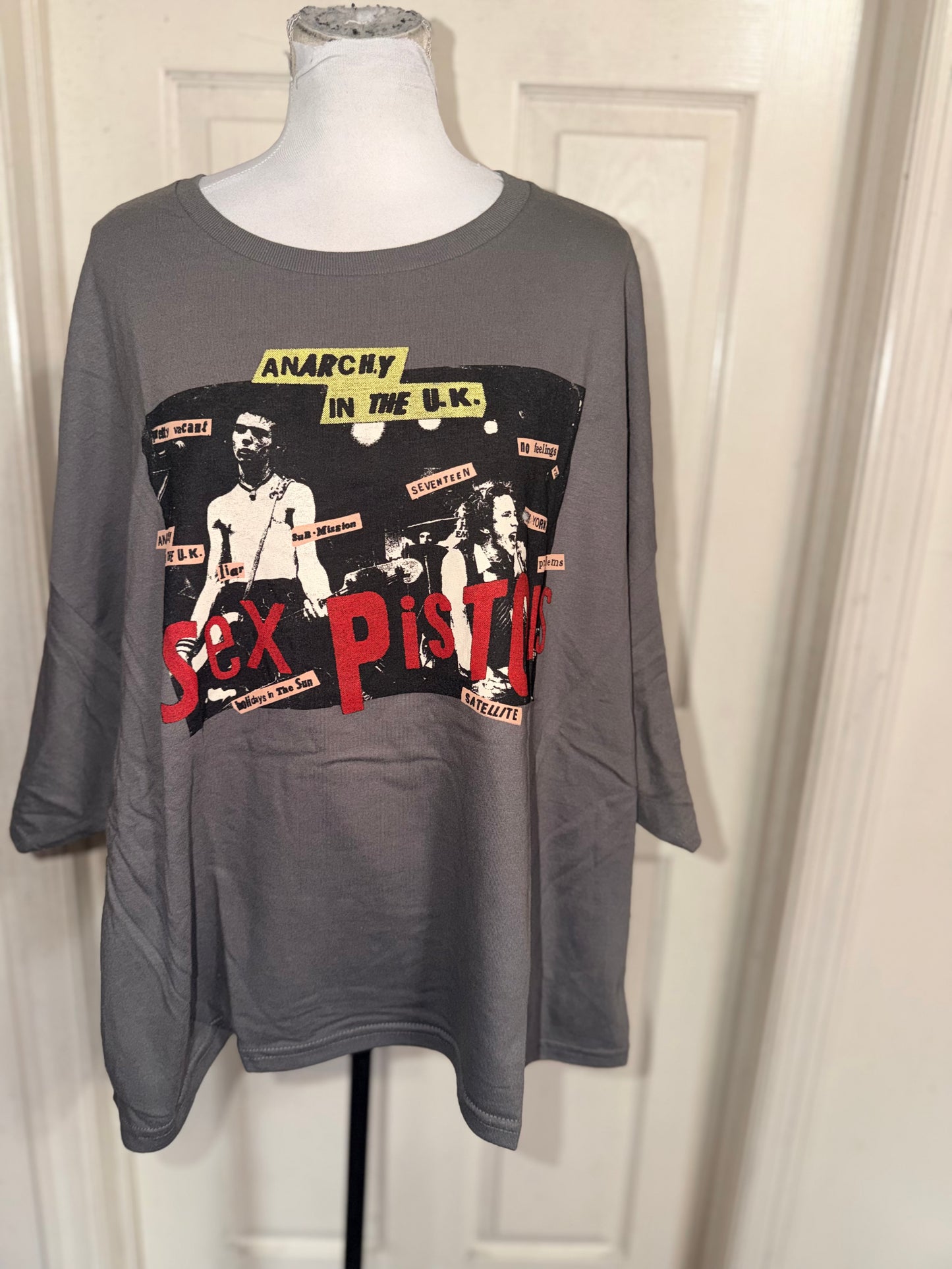 The Sex Pistols Oversized Distressed Tee
