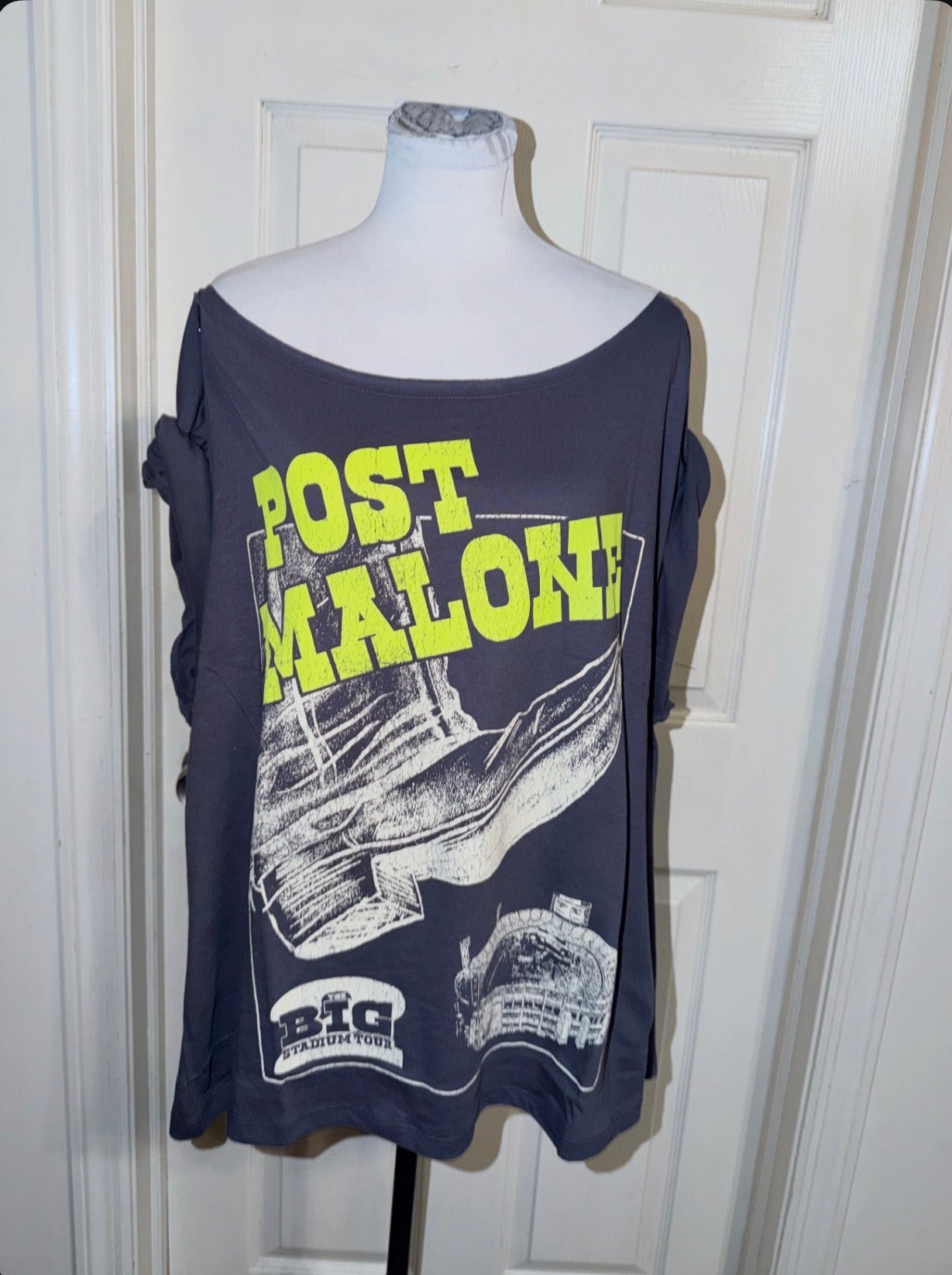 Post Malone Double Sided Oversized OFTS Distressed Tee
