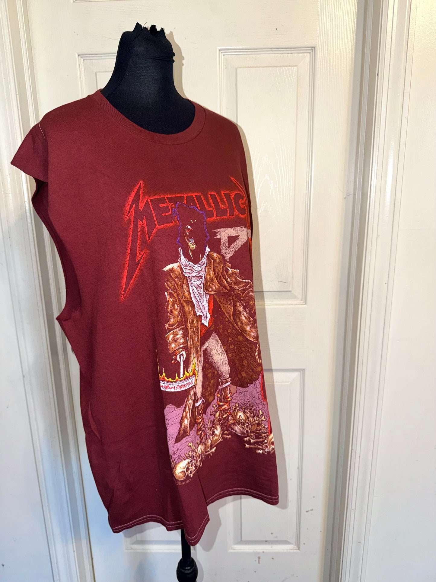 Metallica Oversized Double Sided Tann