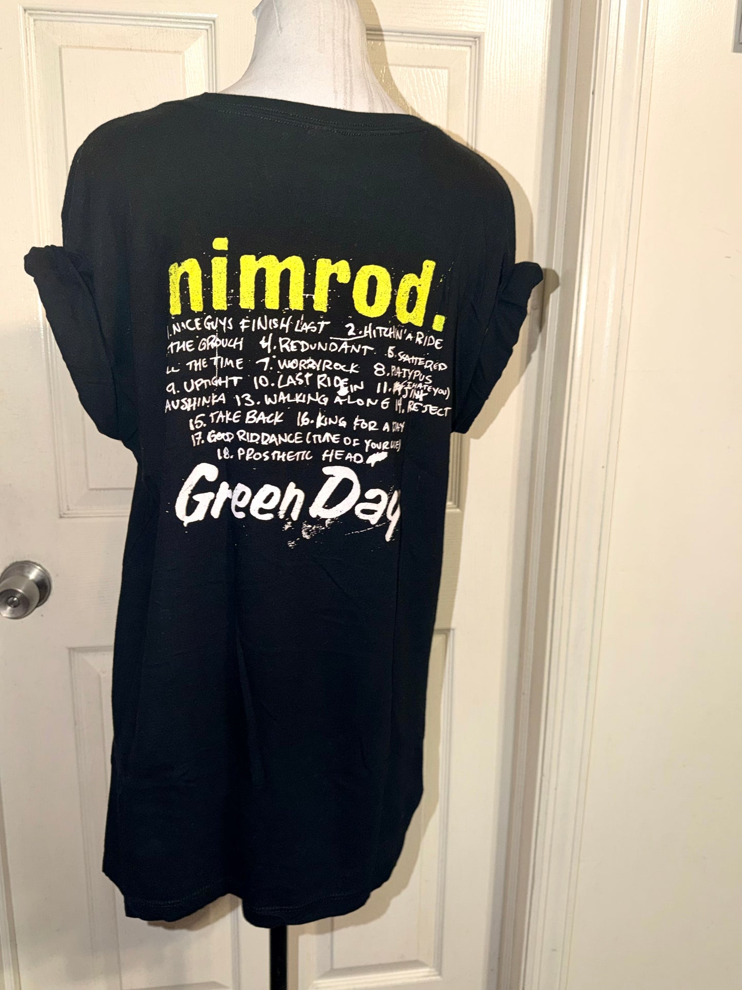 Green Day Double Sided Tee