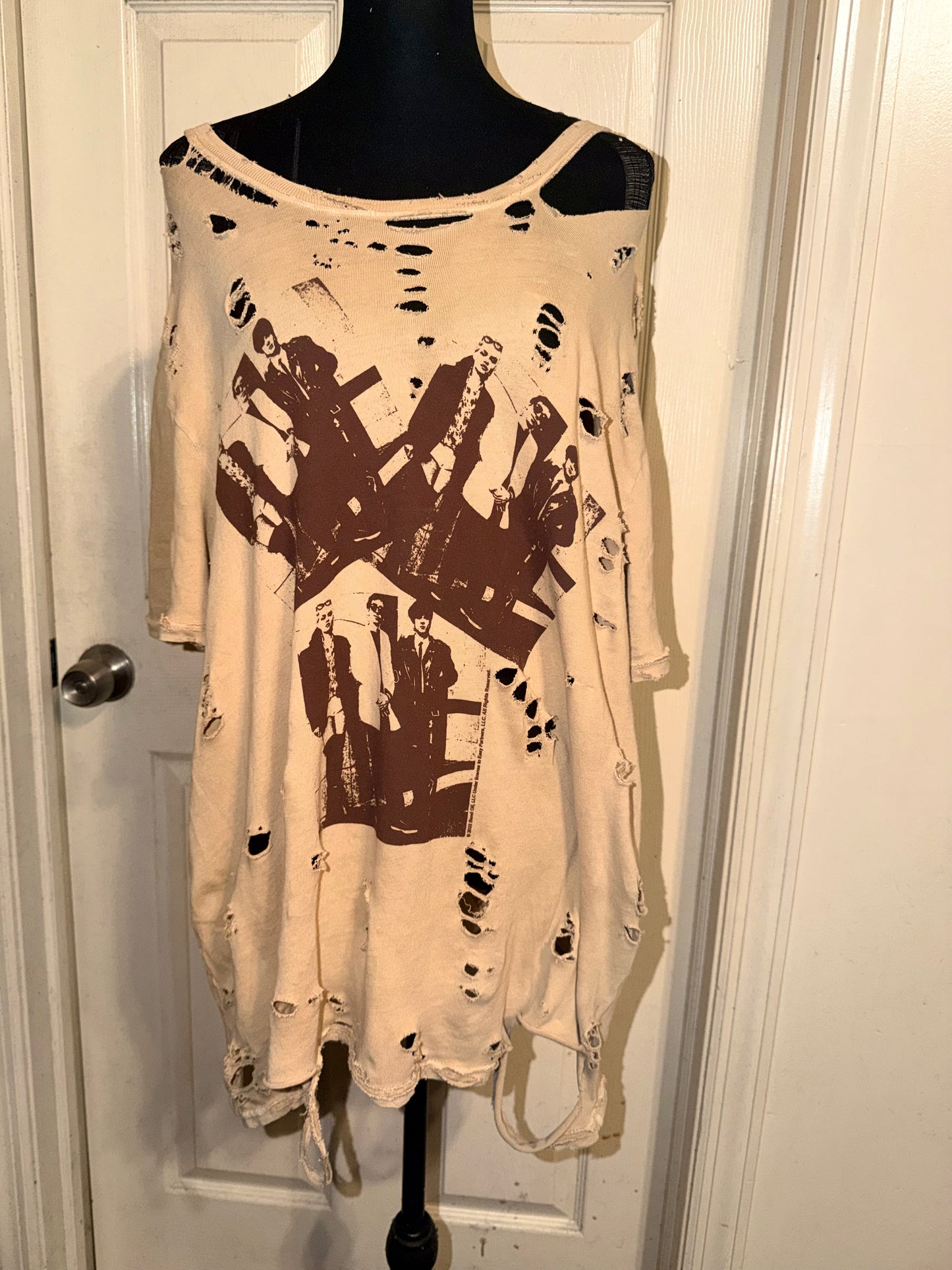 Blondie Double Sided Oversized Distressed Tee (as is)