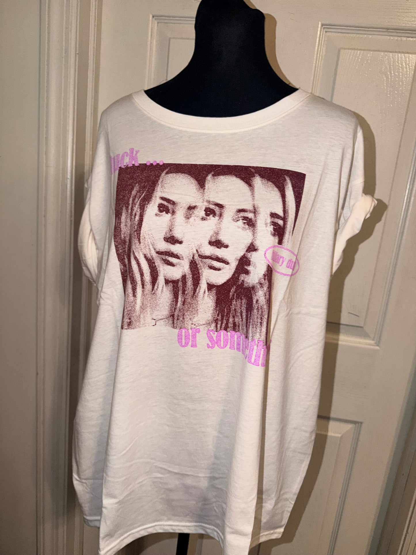 Hilary Duff Distressed Tee