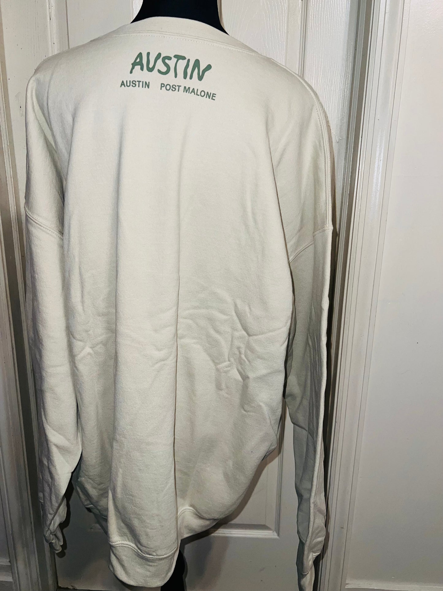 Post Malone Oversized Distressed Sweatshirt