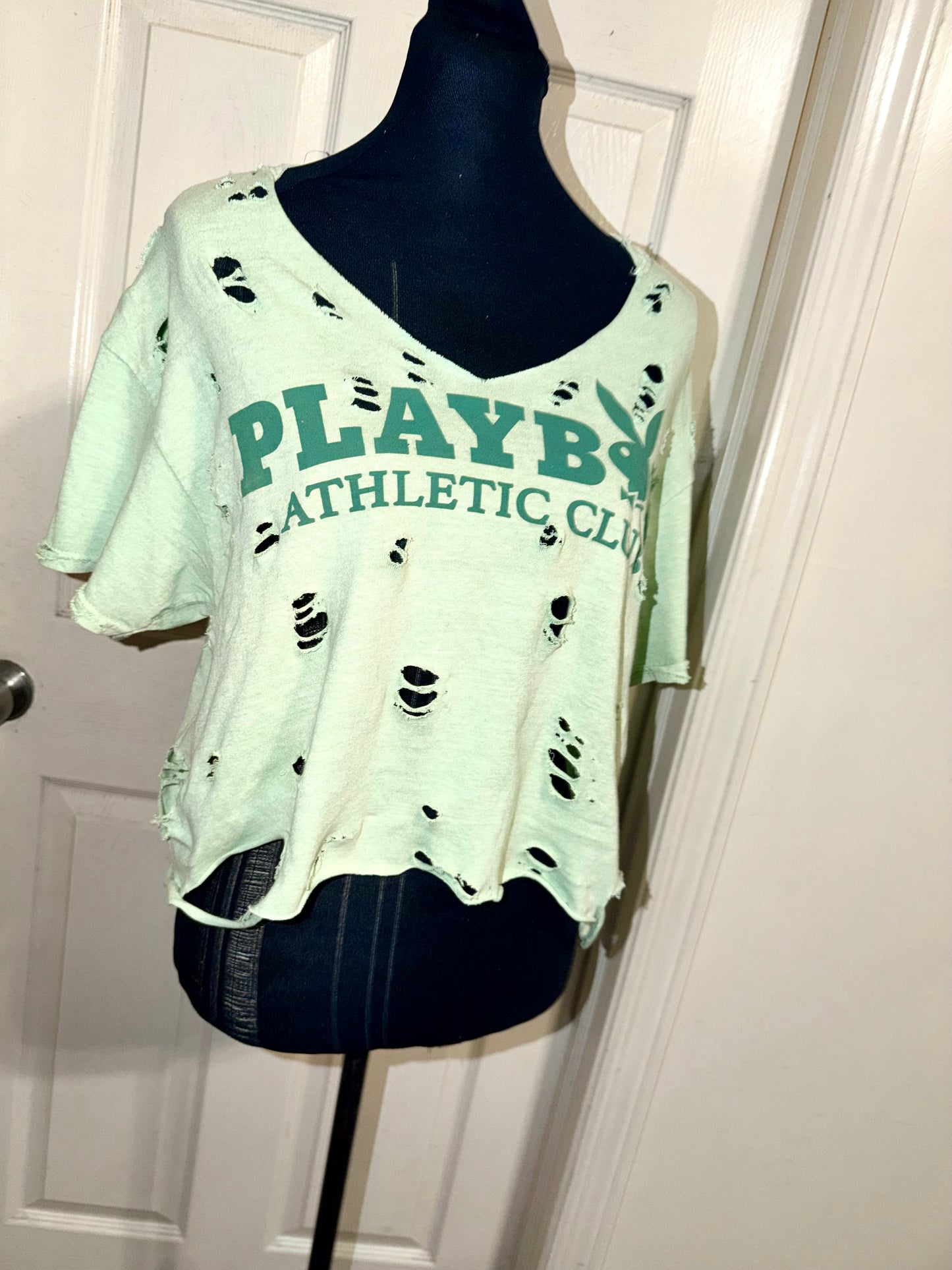 Playboy Oversized Cropped Tee
