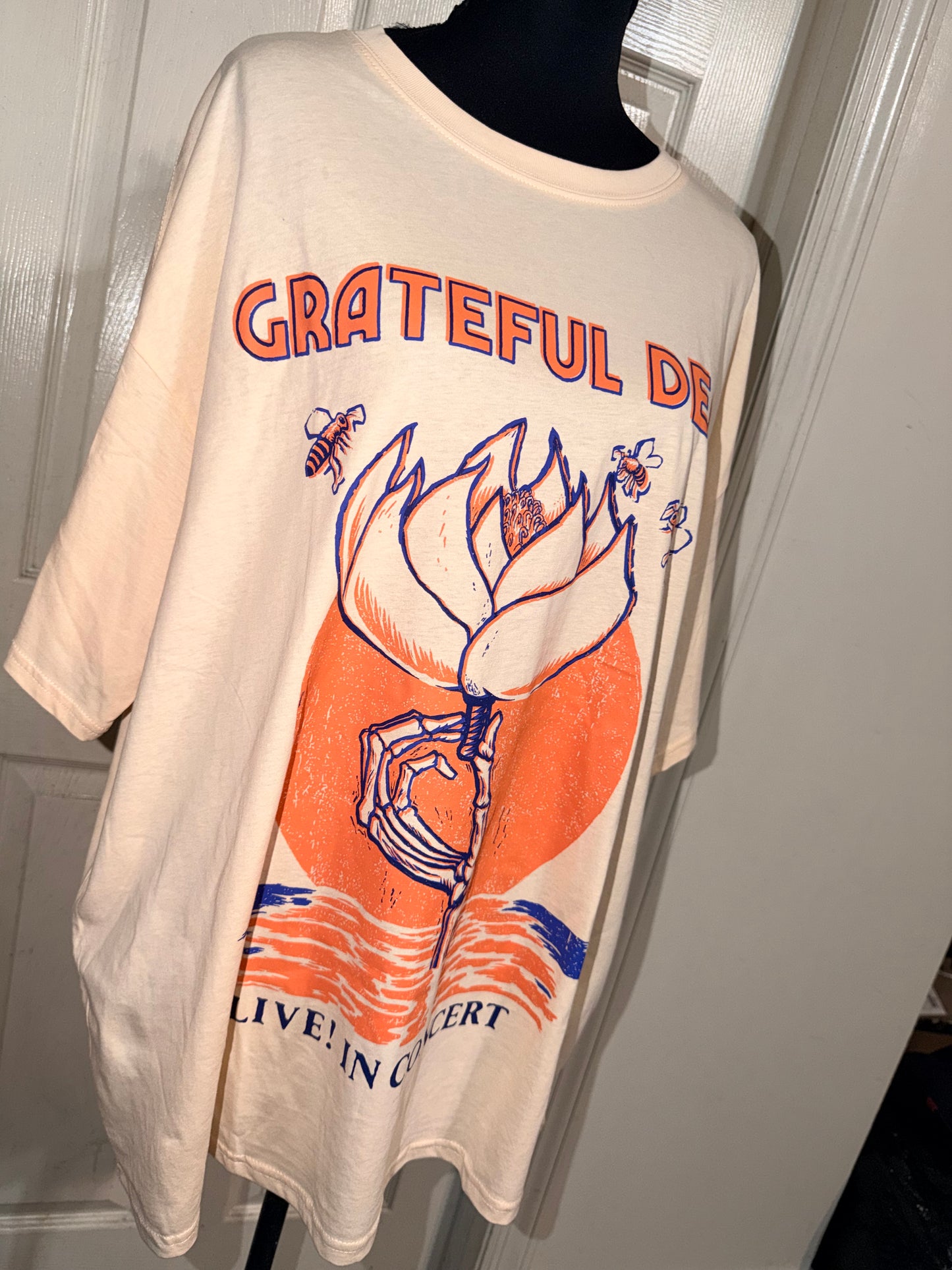Grateful Dead Oversized Distressed Tee