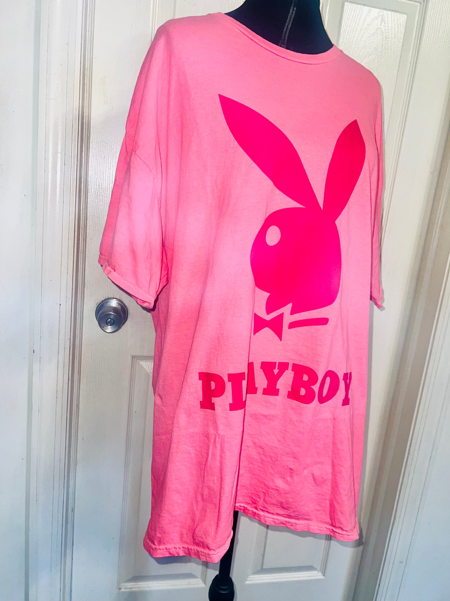 Playboy Oversized Distressed Tee