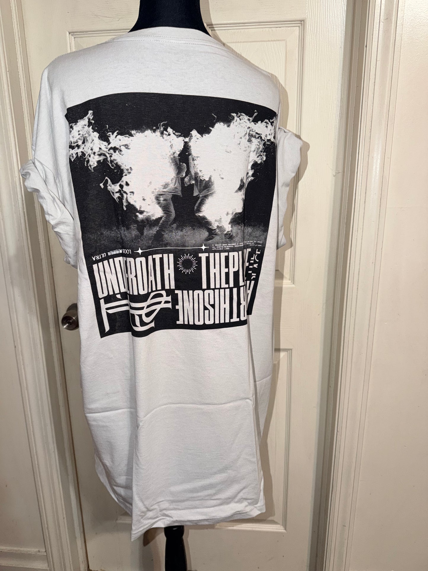 Underoath Double Sided Oversized Distressed Tee