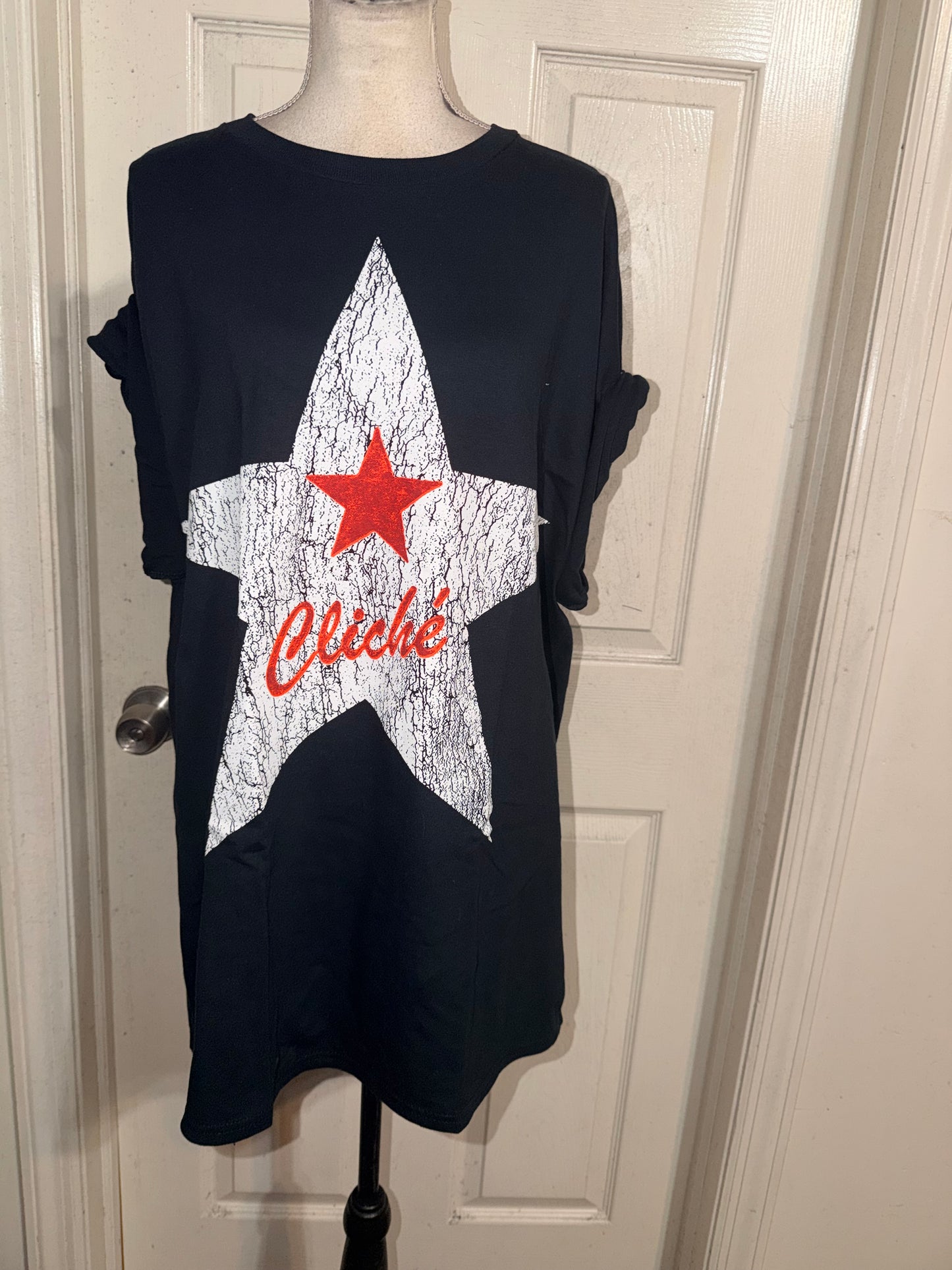 Machine Gun Kelly Double Sided Oversized Distressed Tee