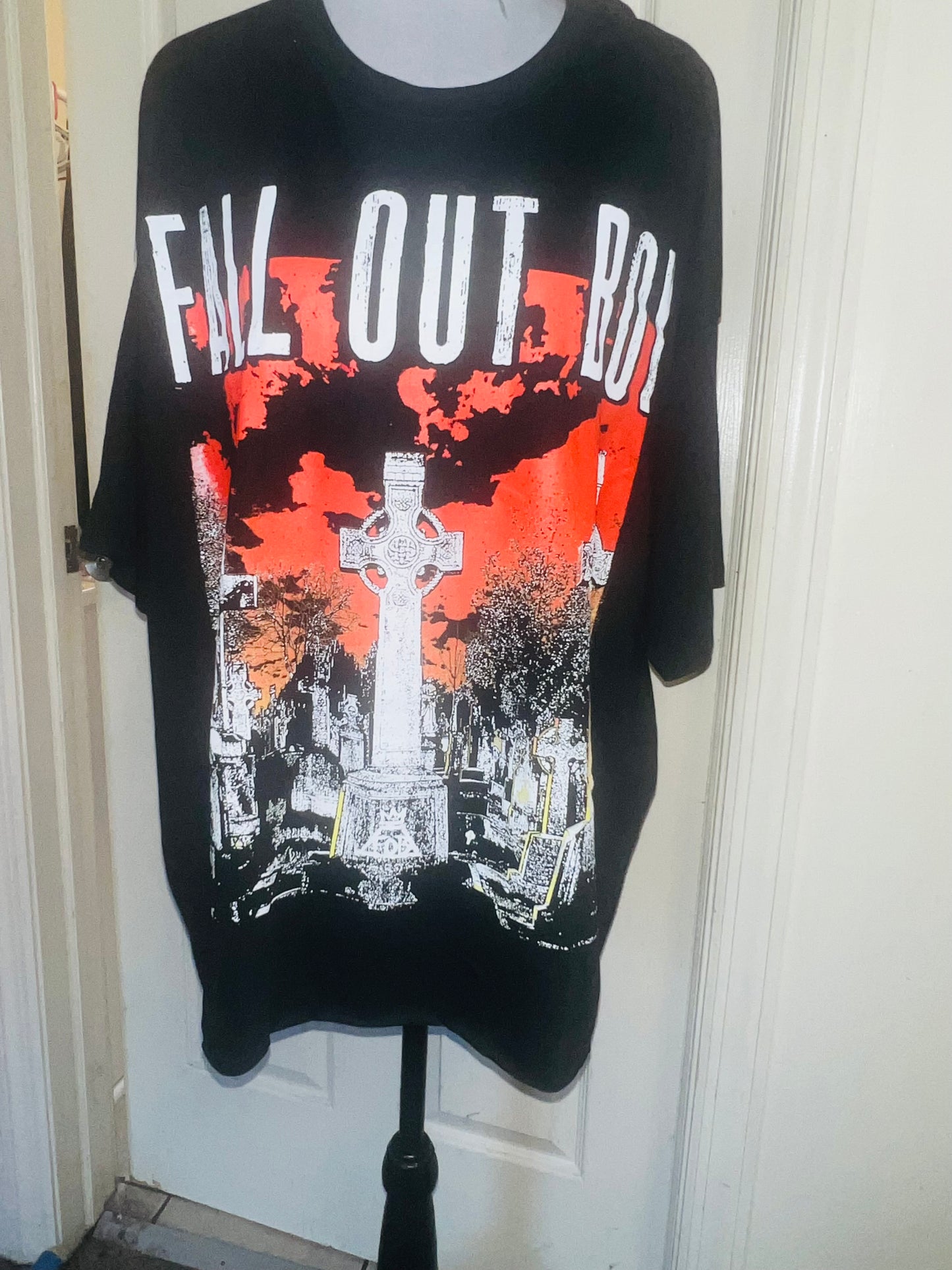 Fall Out Boy Oversized Distressed Tee