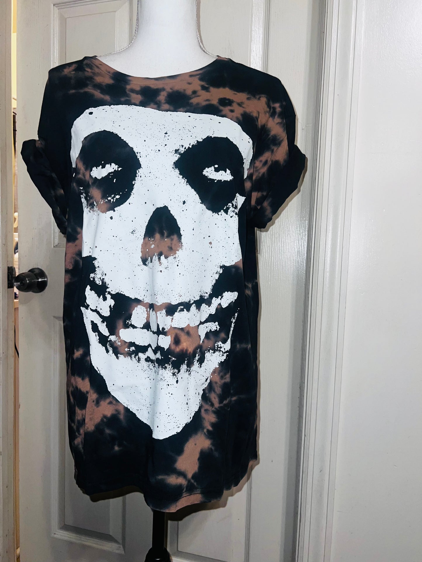 Misfits Double Sided Oversized Distressed Tee