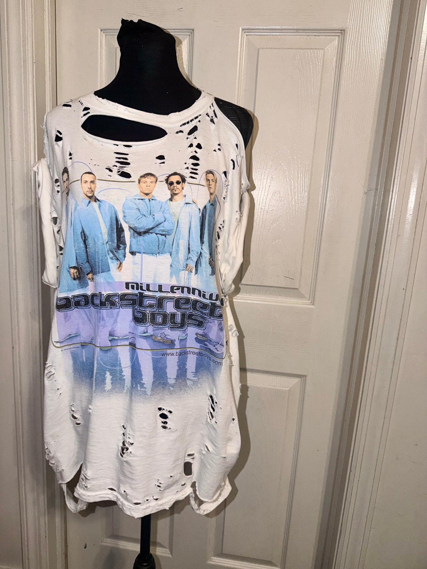 Backstreet Boys Vintage Double Sided Distressed Tee (as is)