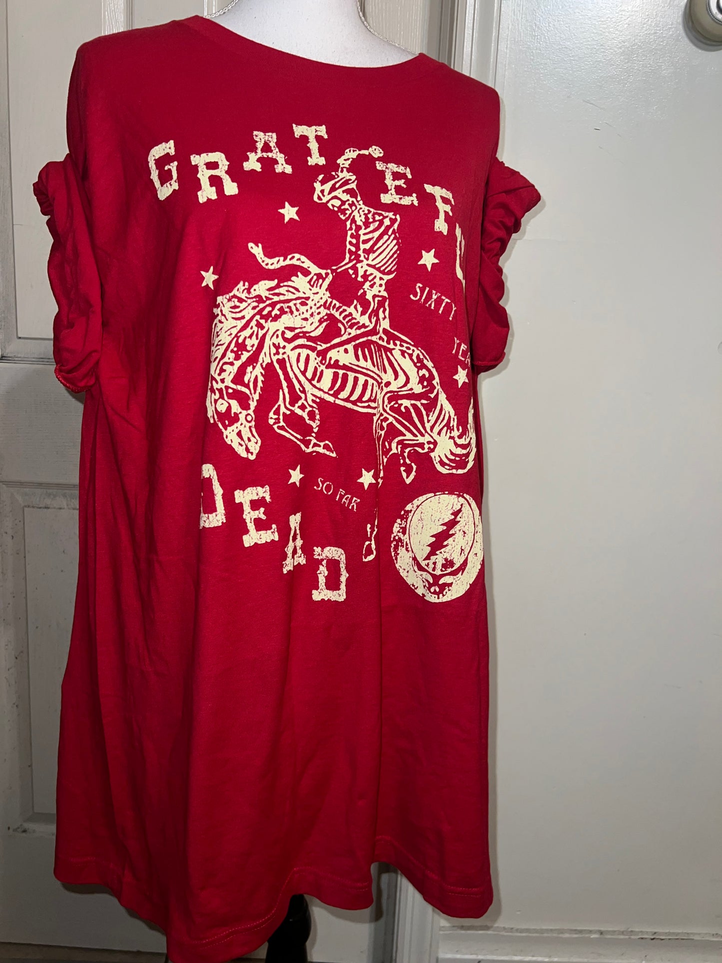 Grateful Dead Oversized Distressed Tee