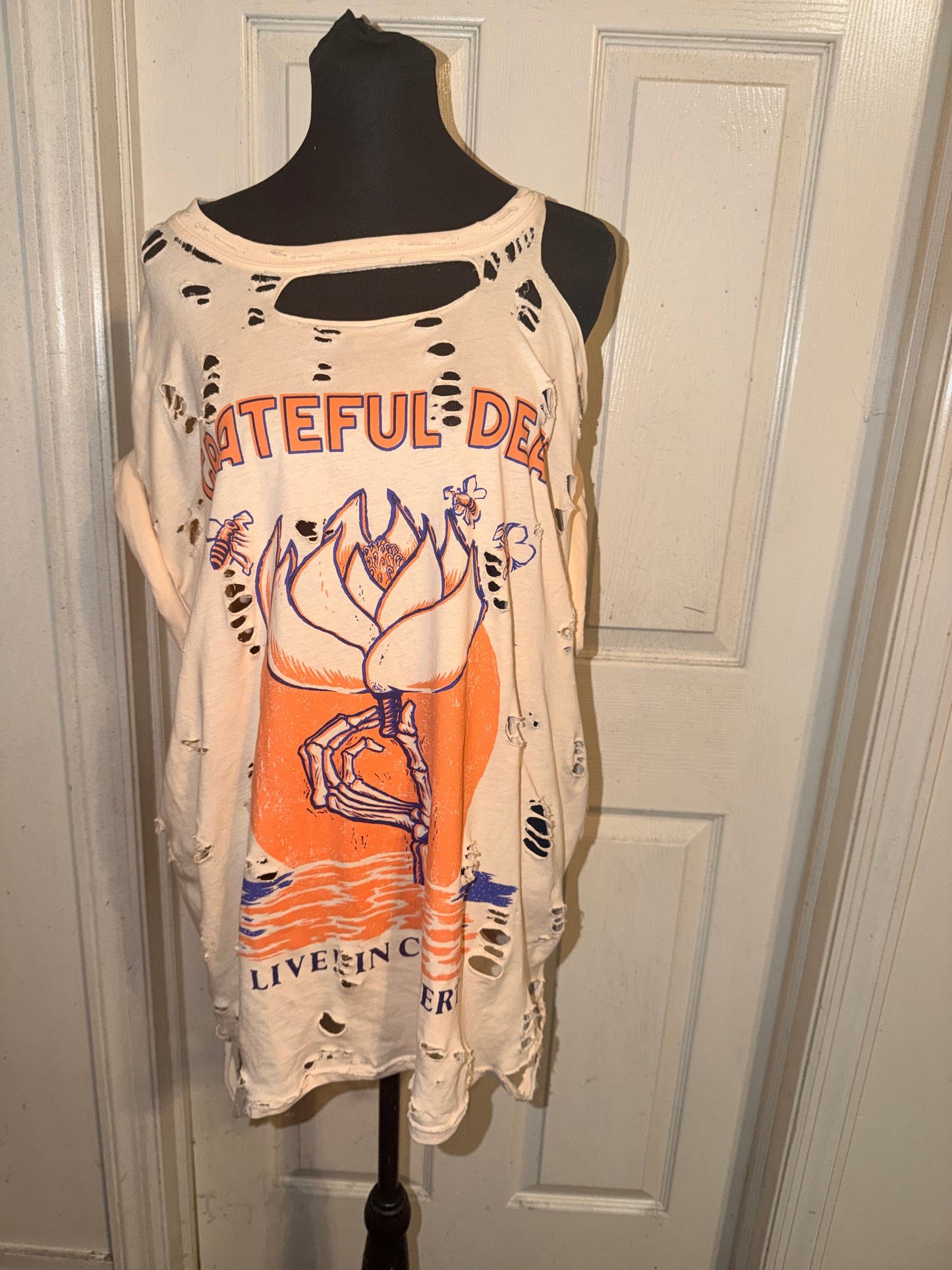 Grateful Dead Oversized Distressed Tee (as is)