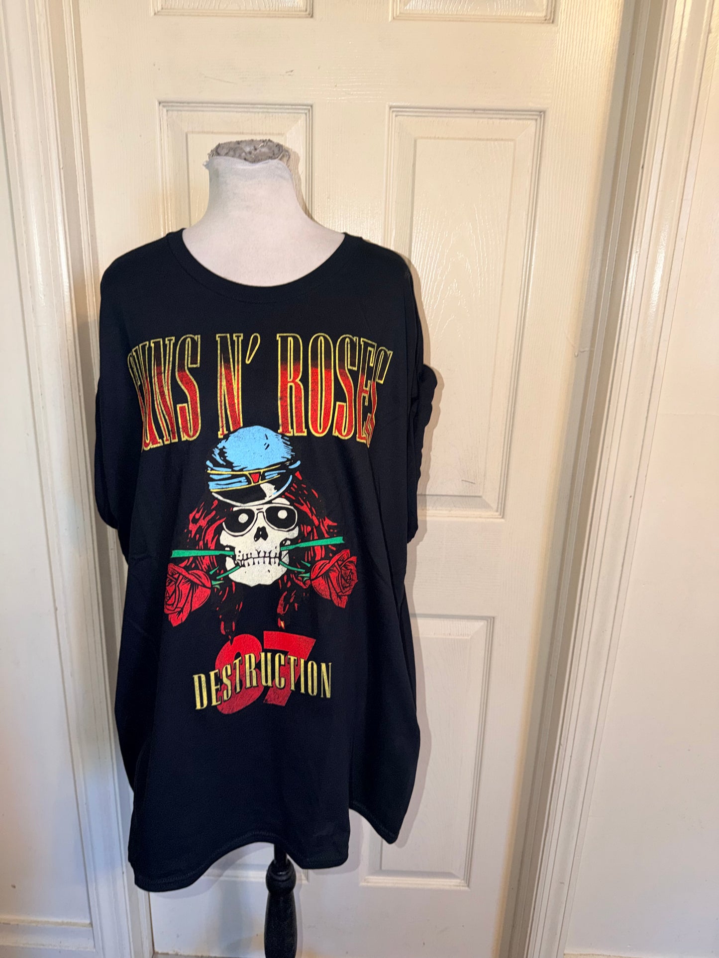 Guns N’ Roses Double Sided Oversized Distressed Tee