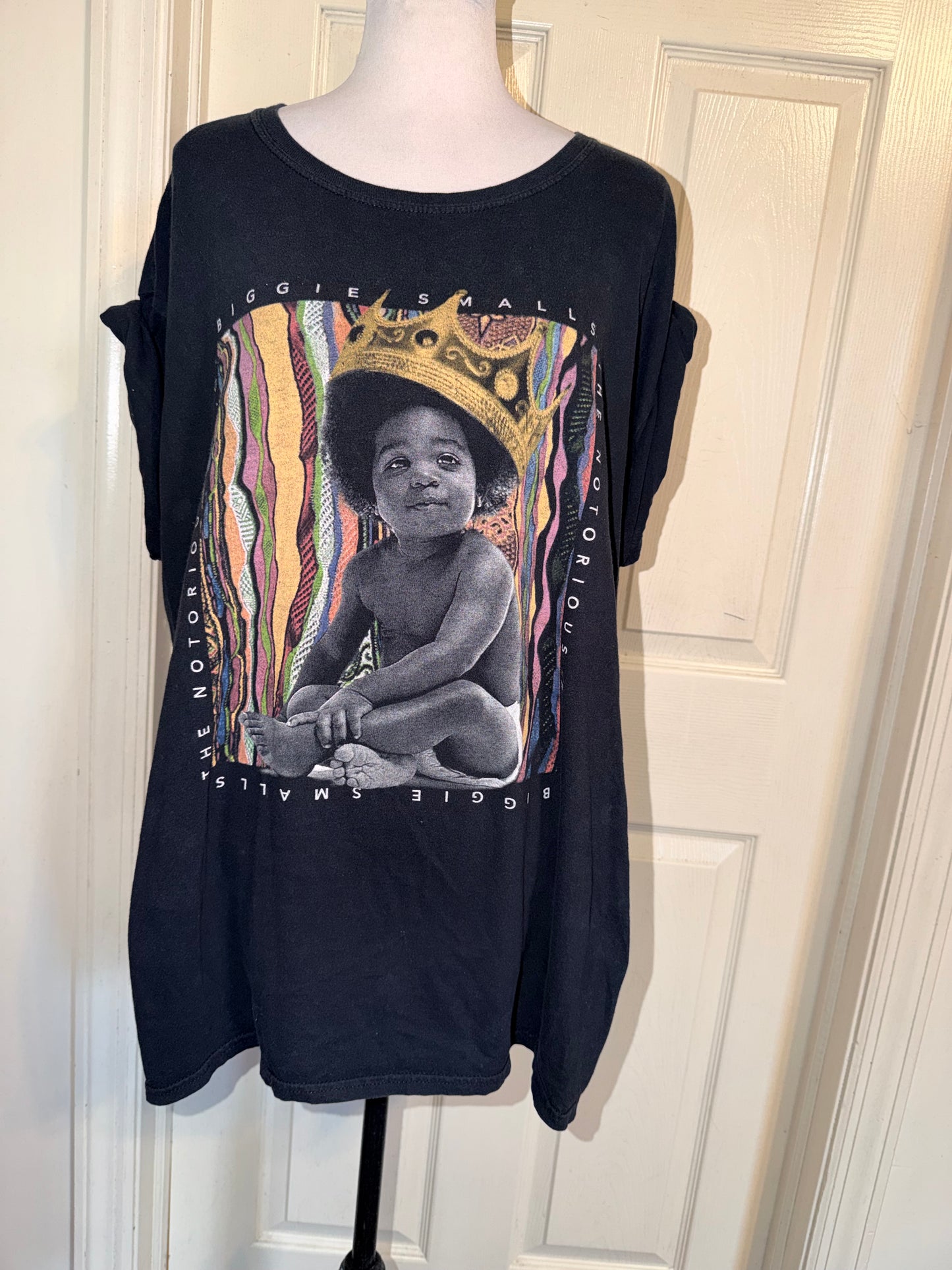 Notorious BIG Oversized Distressed Tee