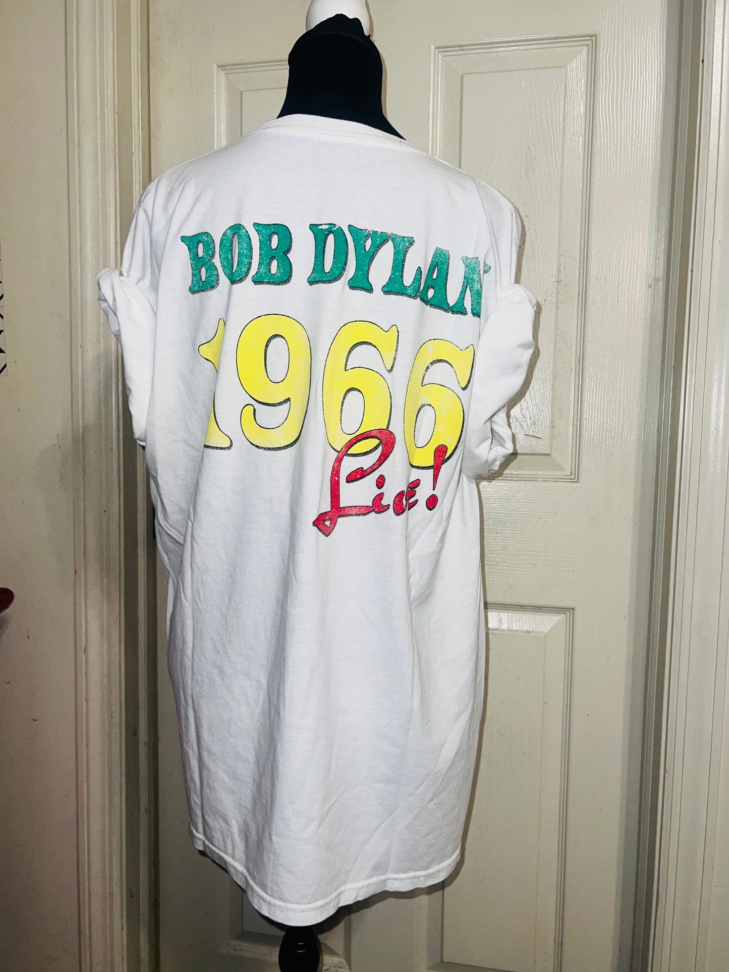 Bob Dylan Double Sided Oversized Distressed Tee