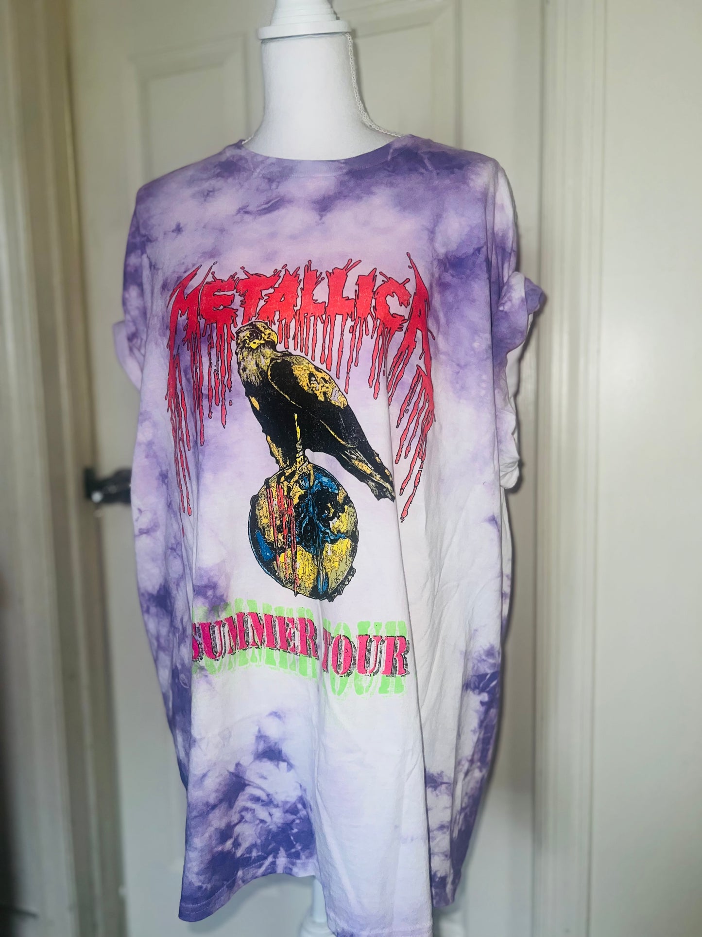 Metallica Oversized Distressed Tee