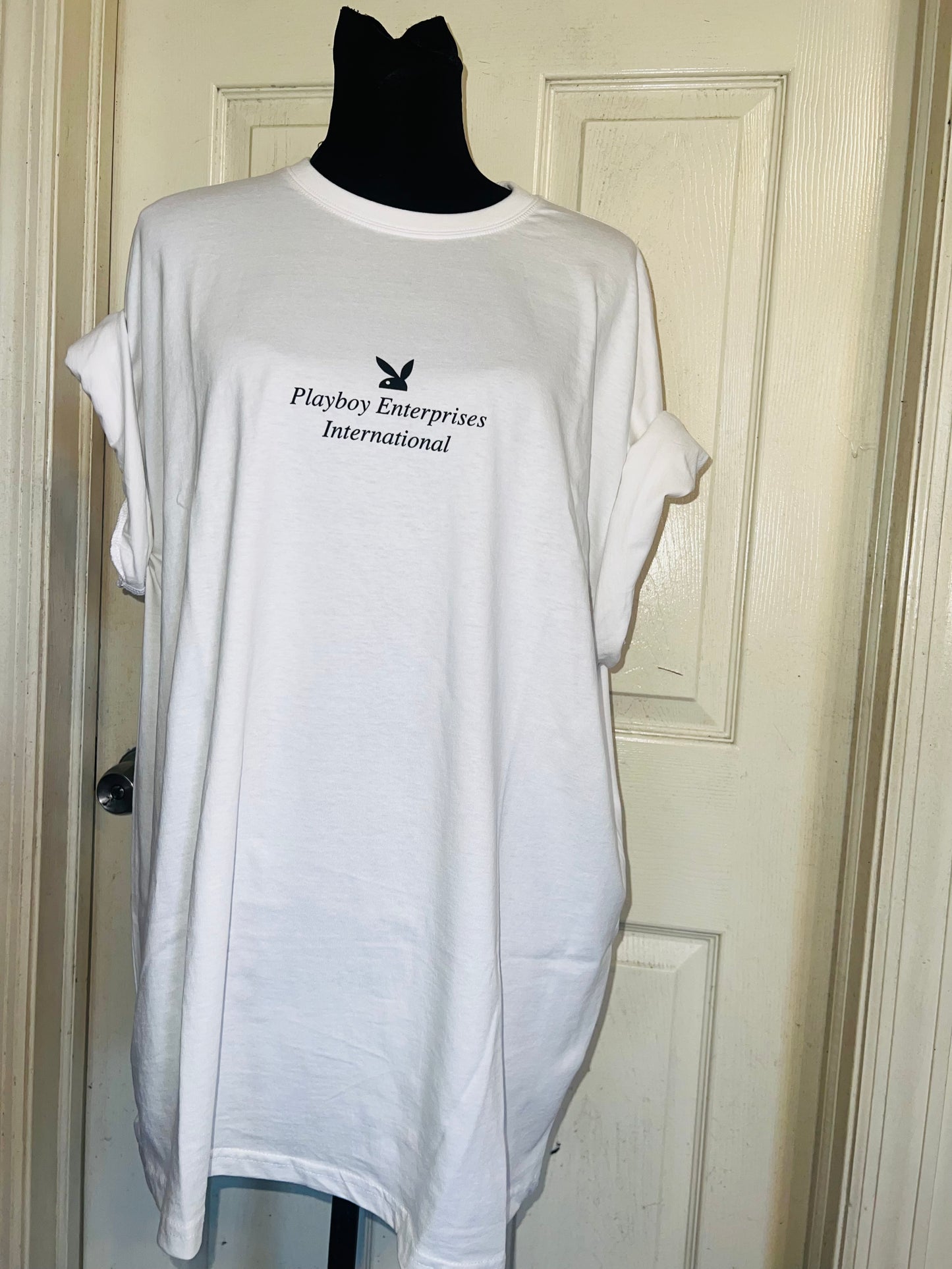 Playboy Double Sided Oversized Distressed Tee
