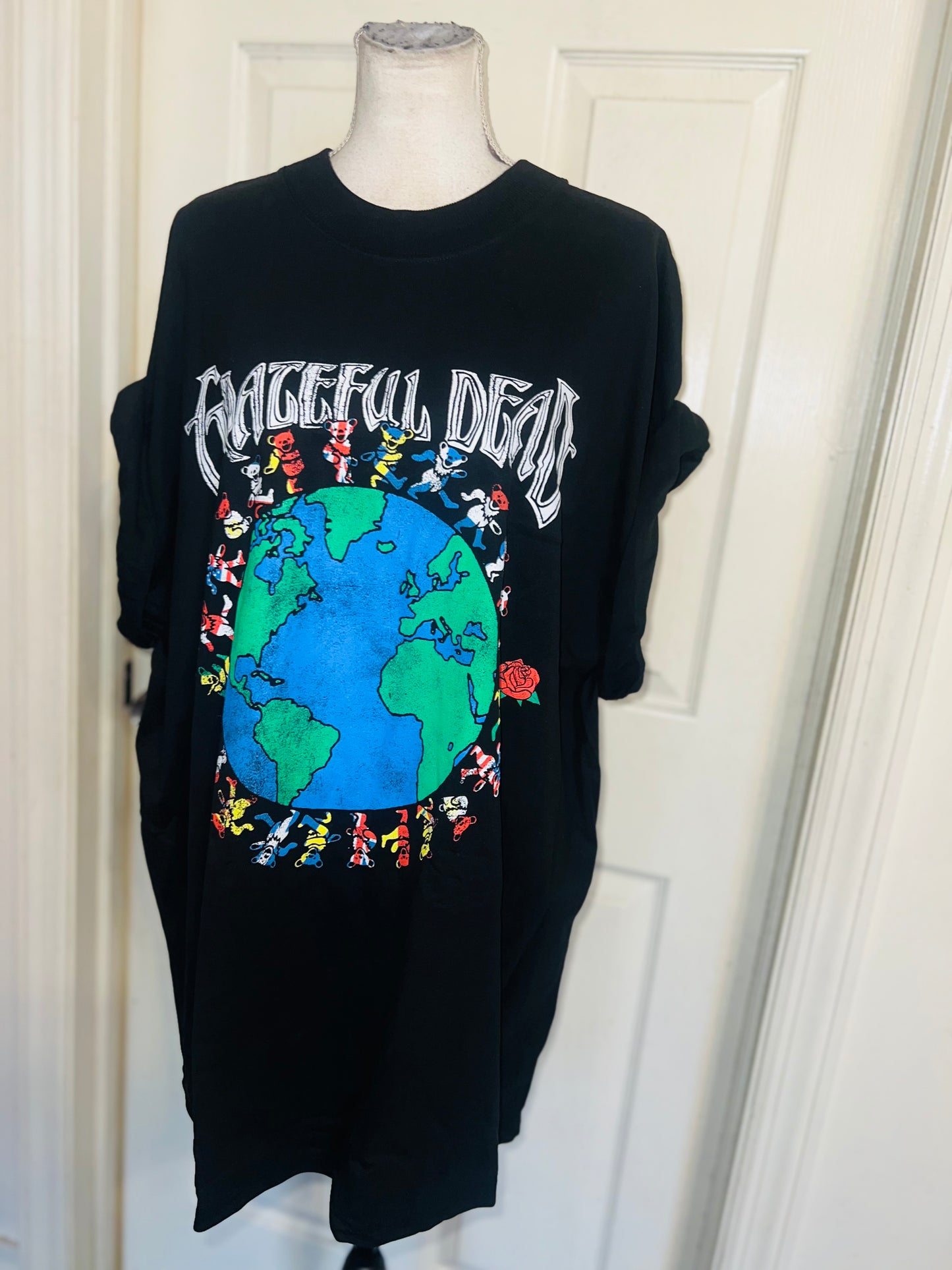 Grateful Dead Oversized Distressed Tee